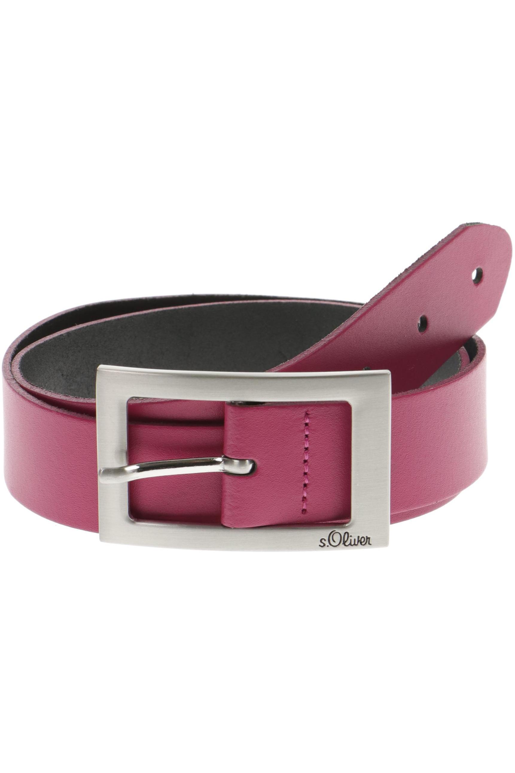 

s.Oliver Damen Gürtel, pink, Gr. 80