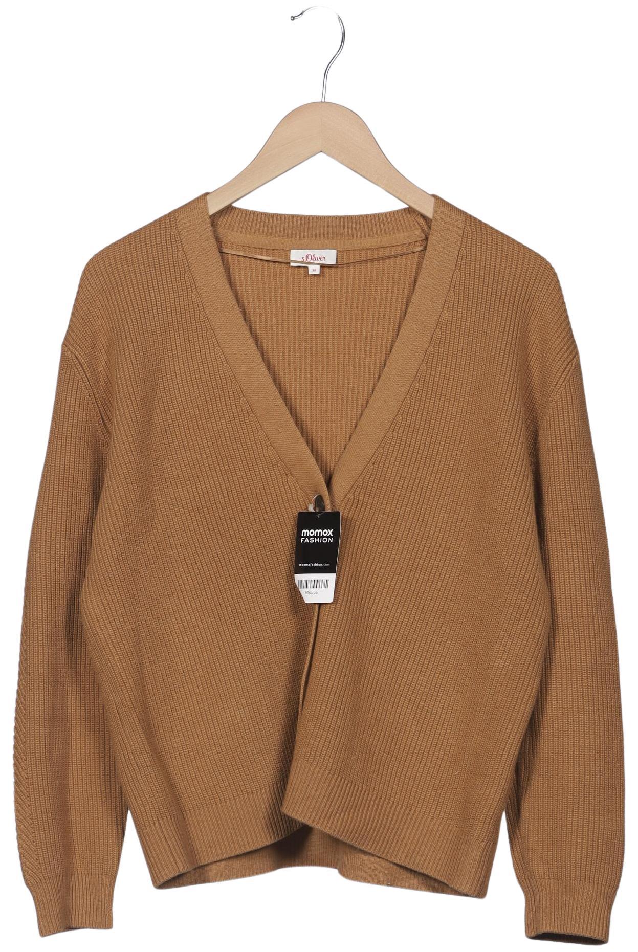 

s.Oliver Damen Strickjacke, braun, Gr. 38