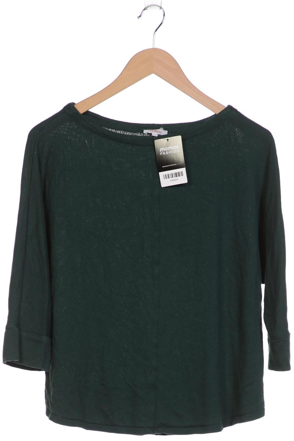 

s.Oliver Damen Langarmshirt, grün, Gr. 38
