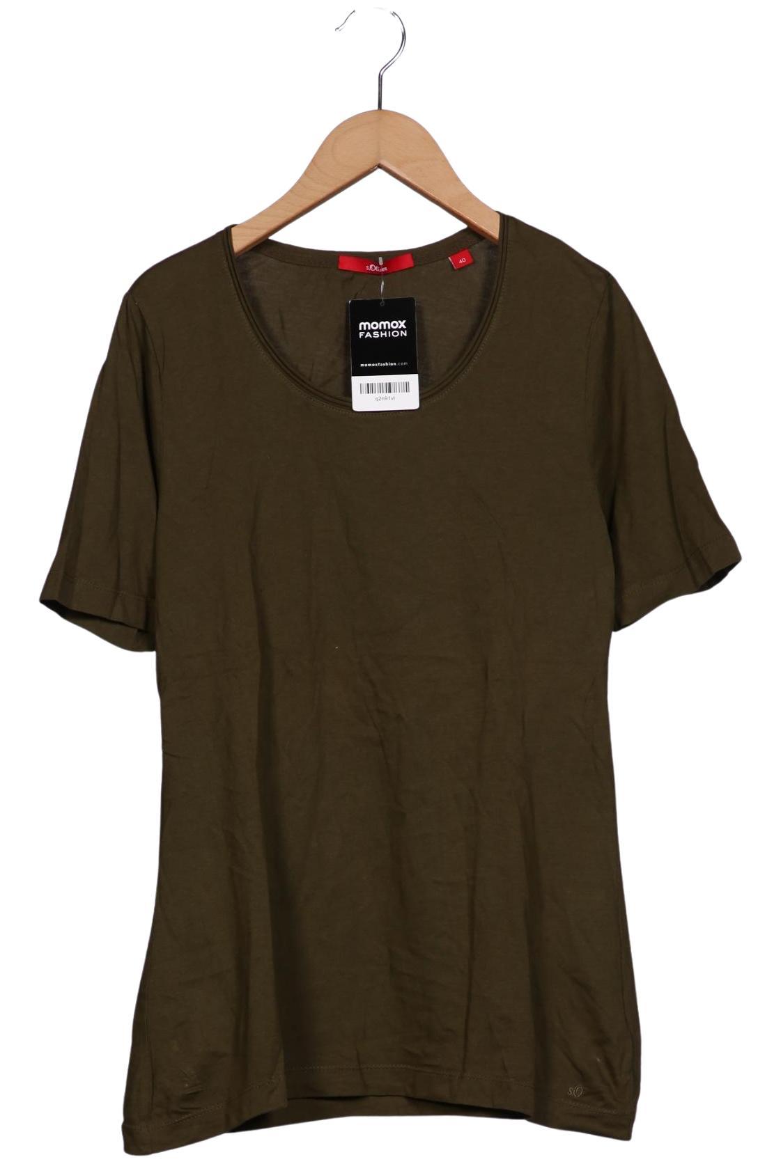

s.Oliver Damen T-Shirt, grün, Gr. 40