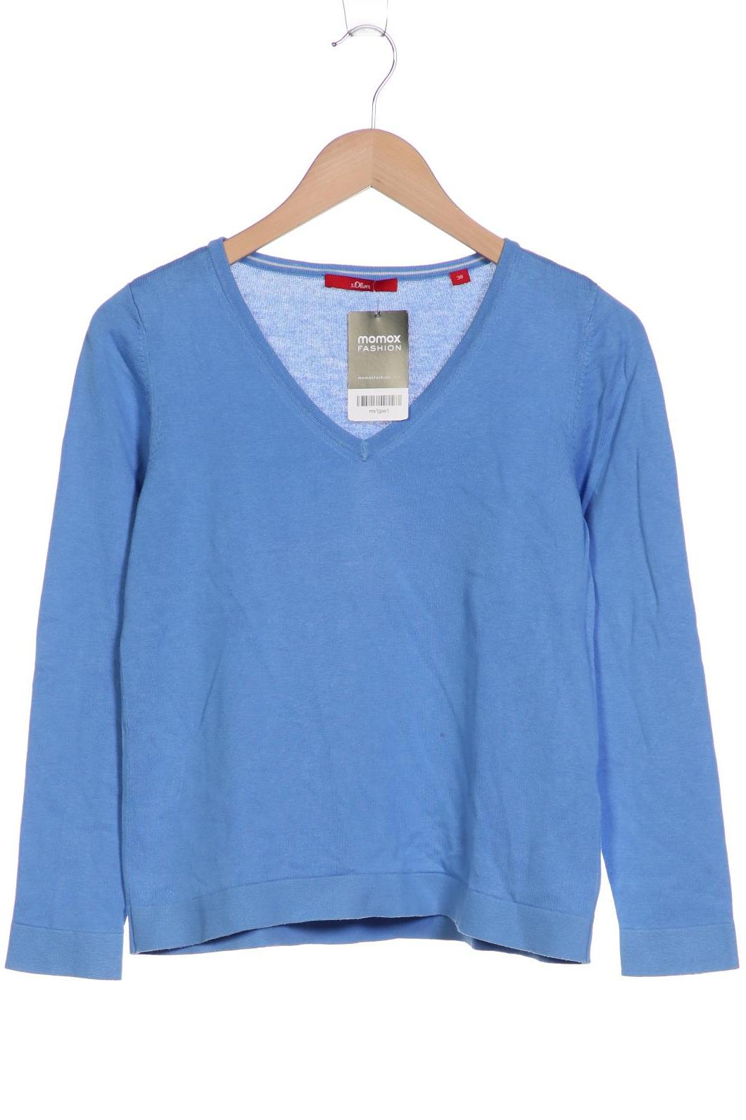 

s.Oliver Damen Pullover, blau, Gr. 38