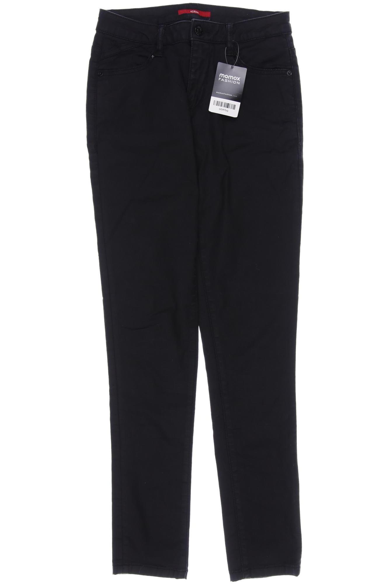 

s.Oliver Damen Jeans, schwarz