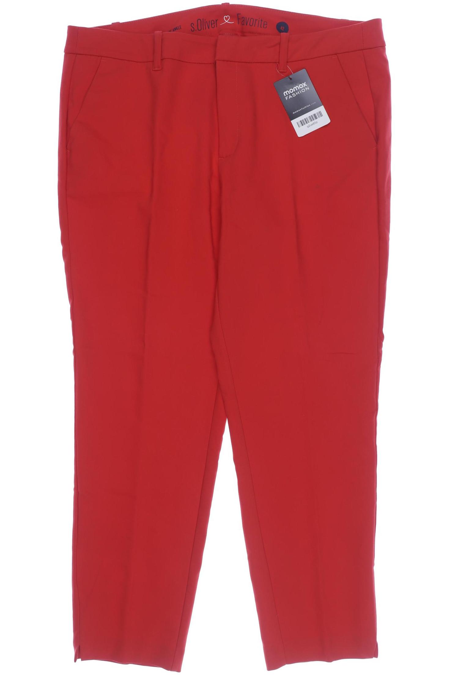 

s.Oliver Damen Stoffhose, rot
