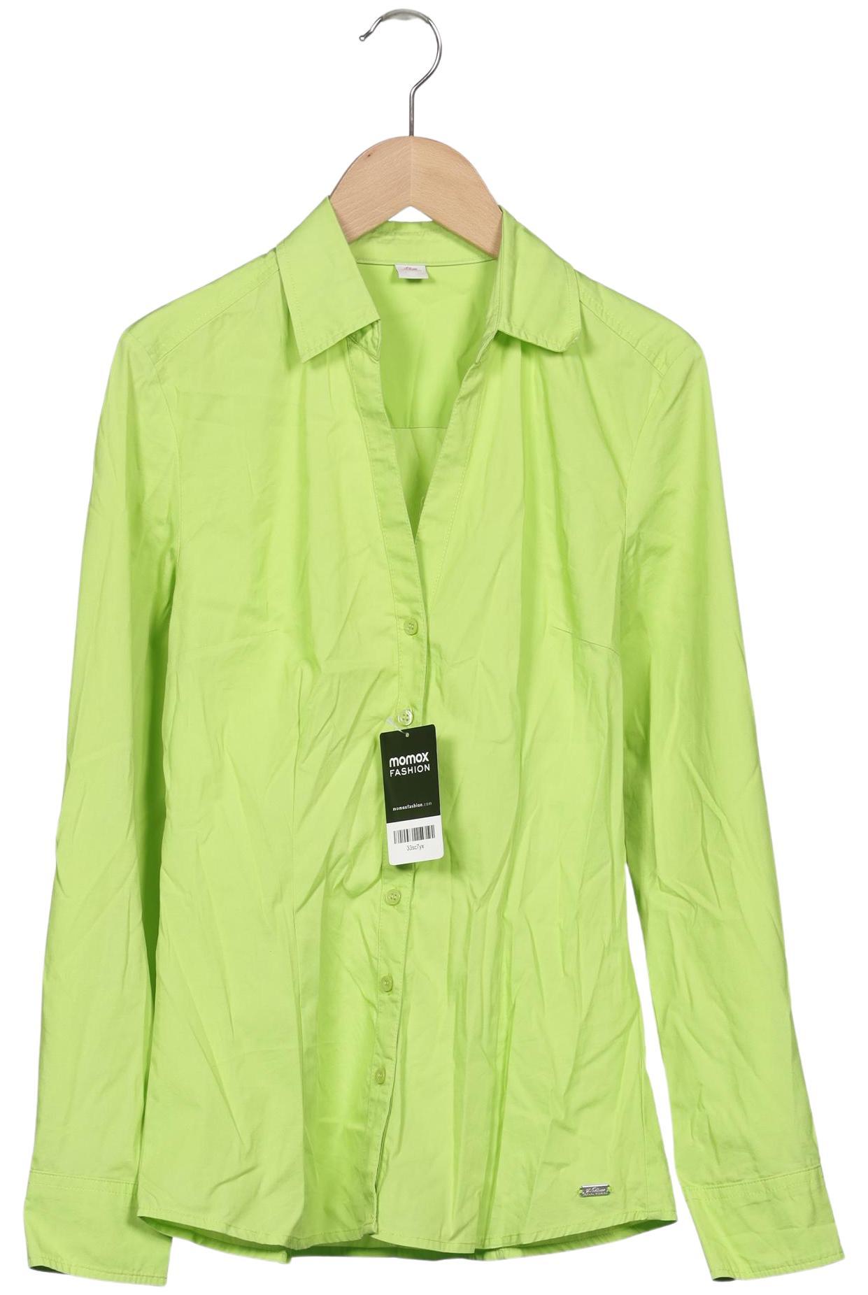 

s.Oliver Damen Bluse, hellgrün, Gr. 34