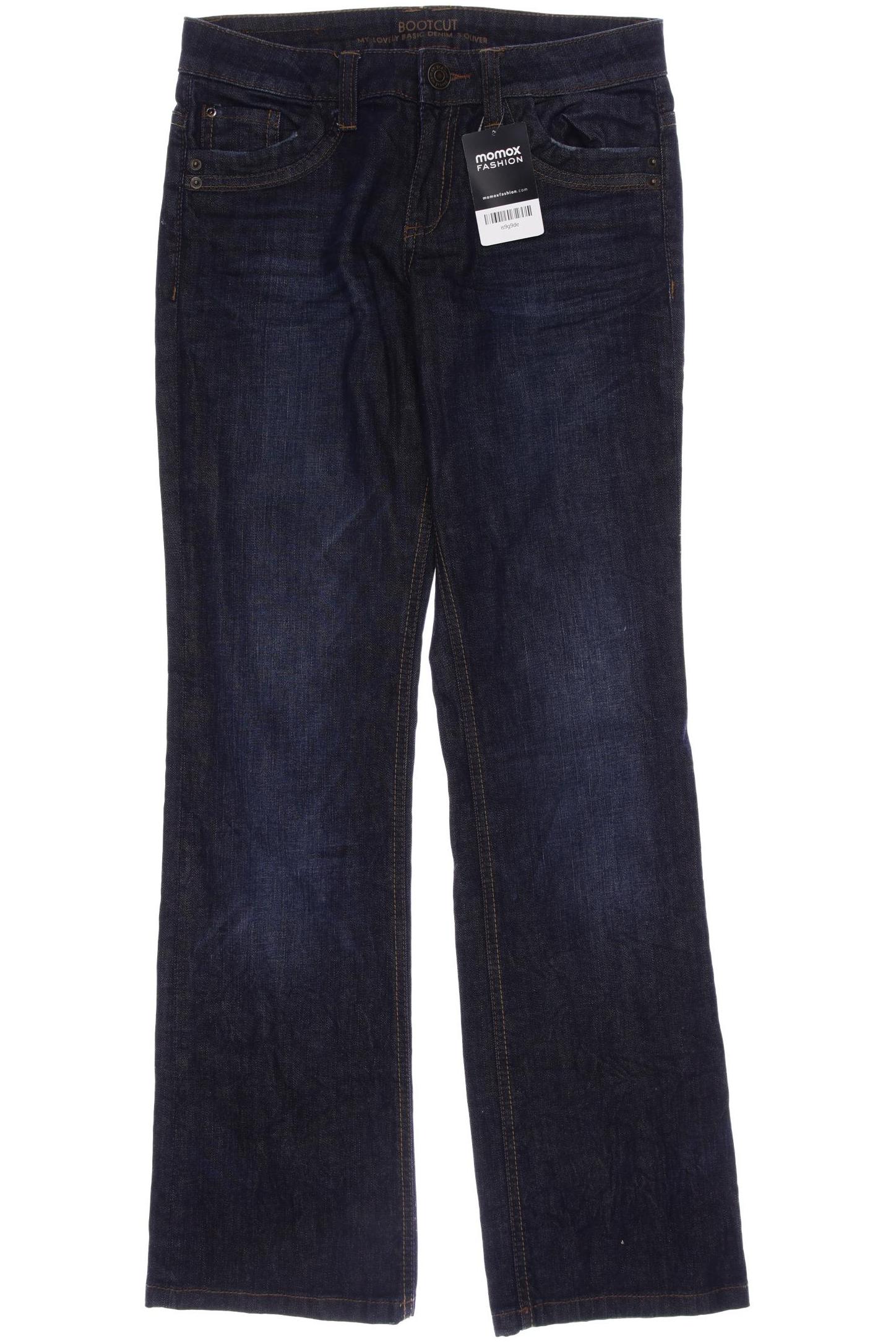 

s.Oliver Damen Jeans, marineblau