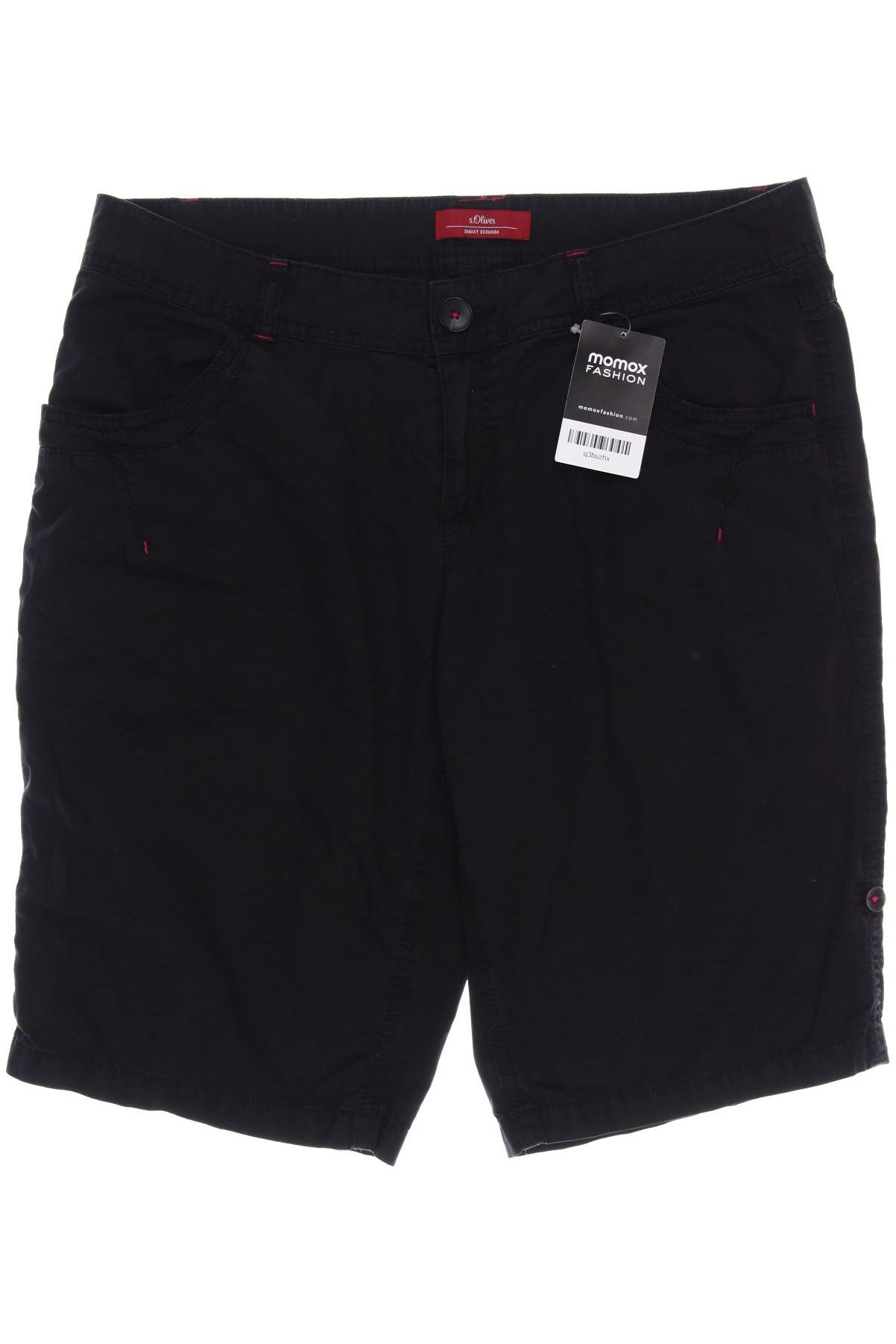 

s.Oliver Damen Shorts, schwarz