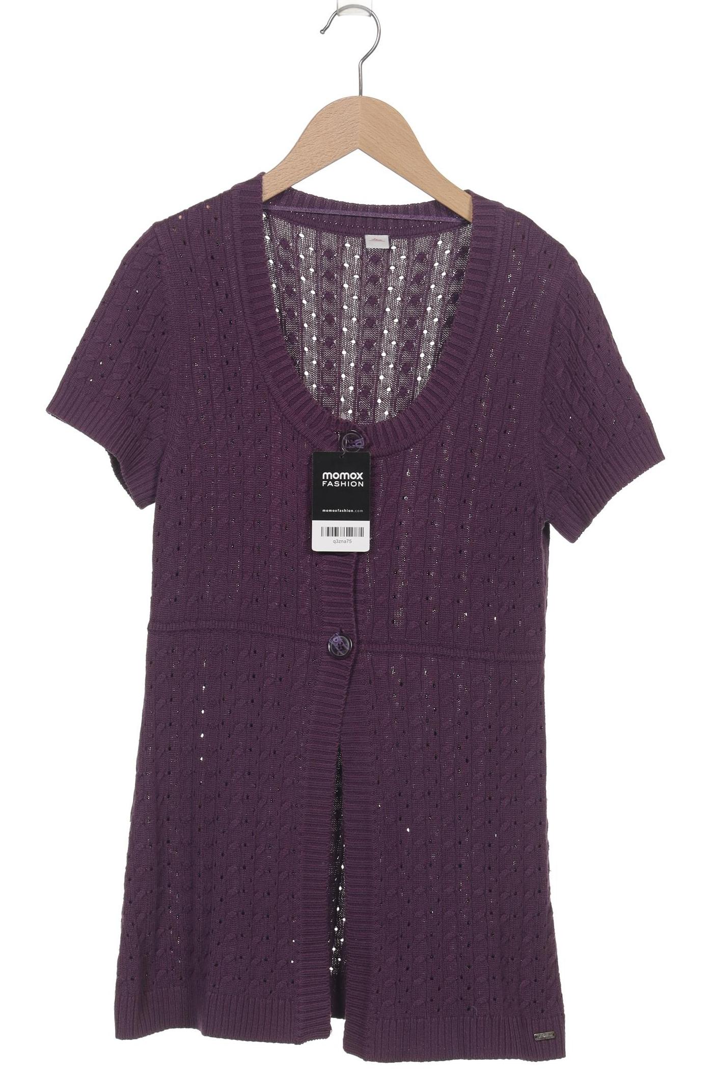 

s.Oliver Damen Strickjacke, flieder, Gr. 38