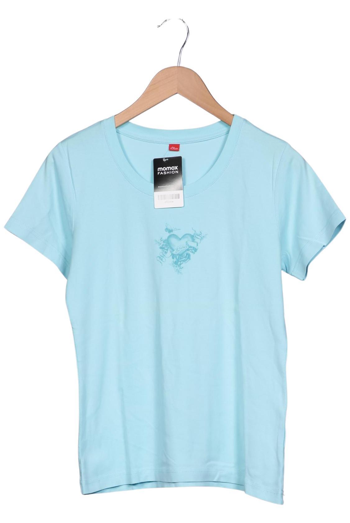 

s.Oliver Damen T-Shirt, hellblau, Gr. 42