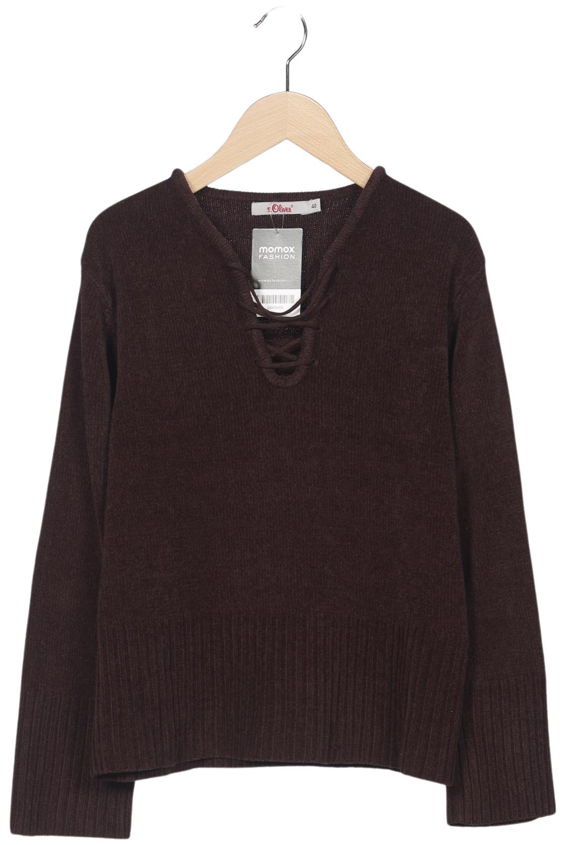 

s.Oliver Damen Pullover, braun, Gr. 40