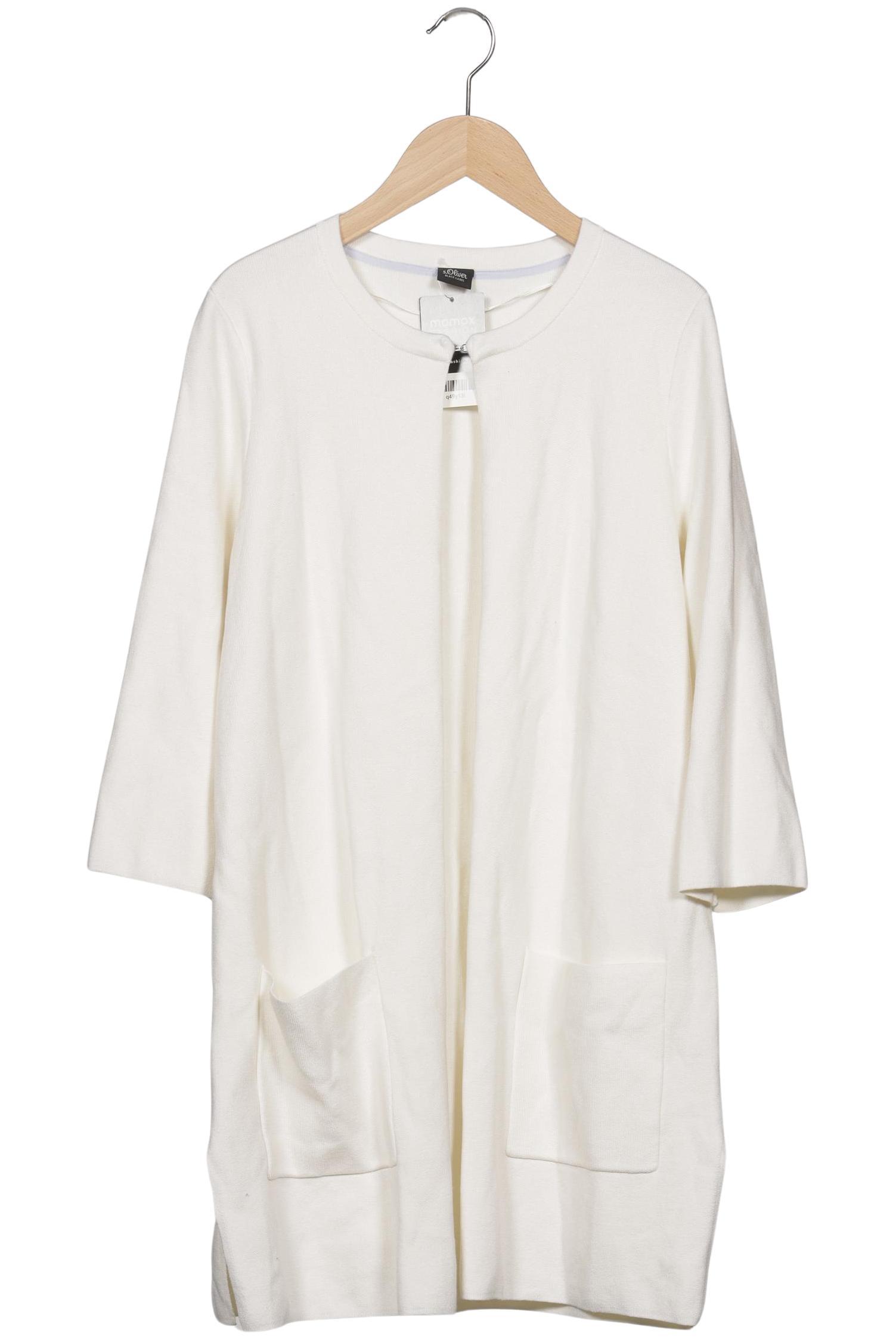 

s.Oliver Damen Strickjacke, cremeweiß, Gr. 34