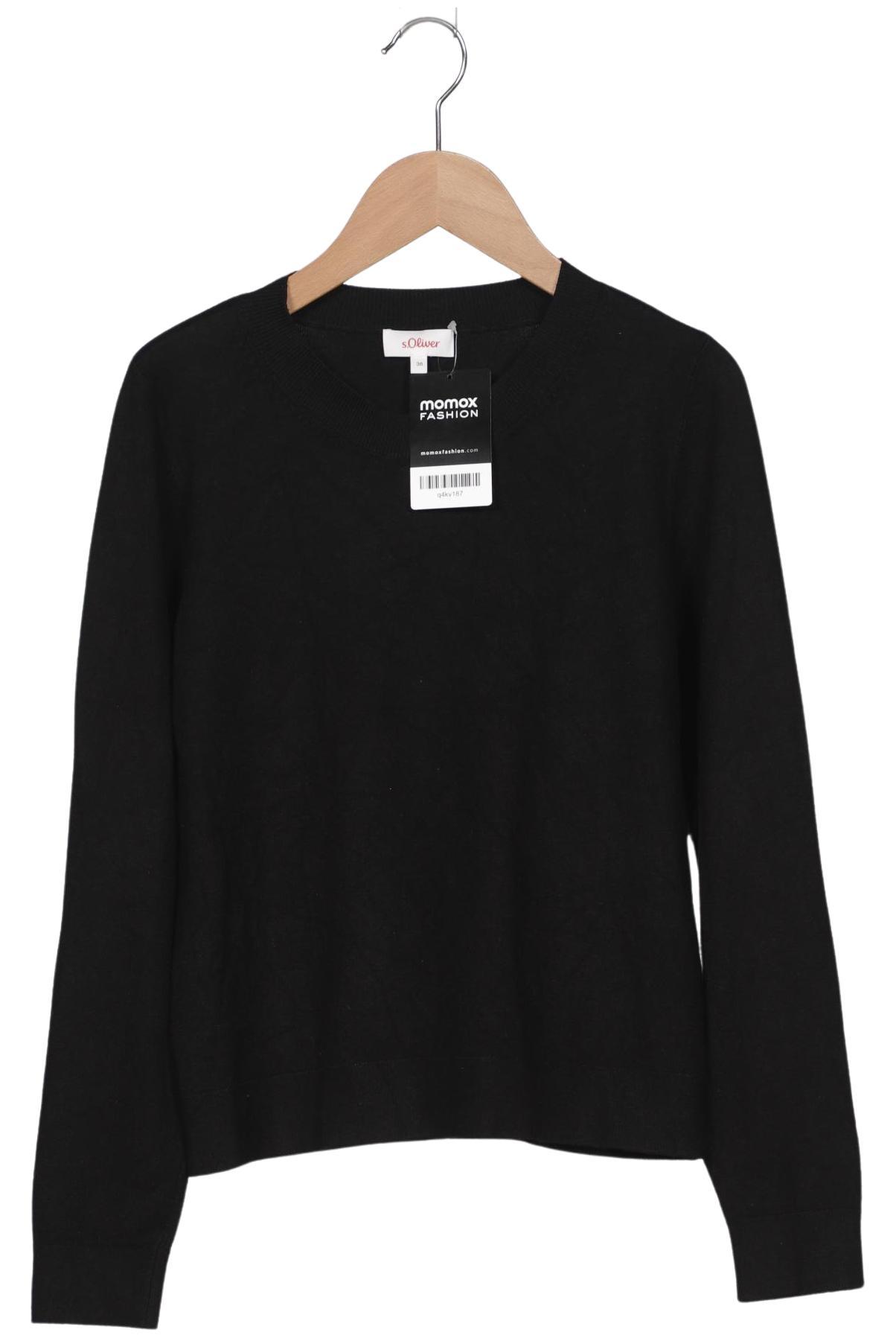 

s.Oliver Damen Pullover, schwarz, Gr. 36