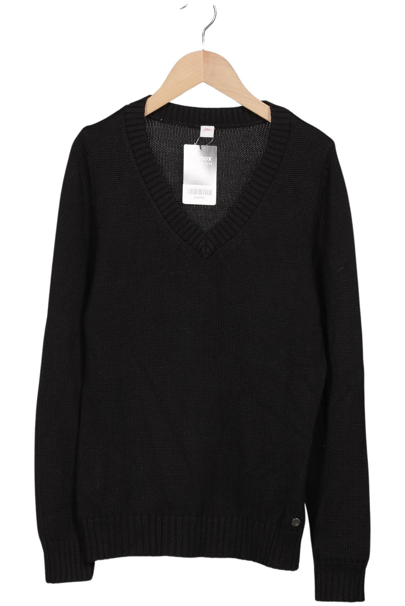 

s.Oliver Damen Pullover, schwarz, Gr. 38