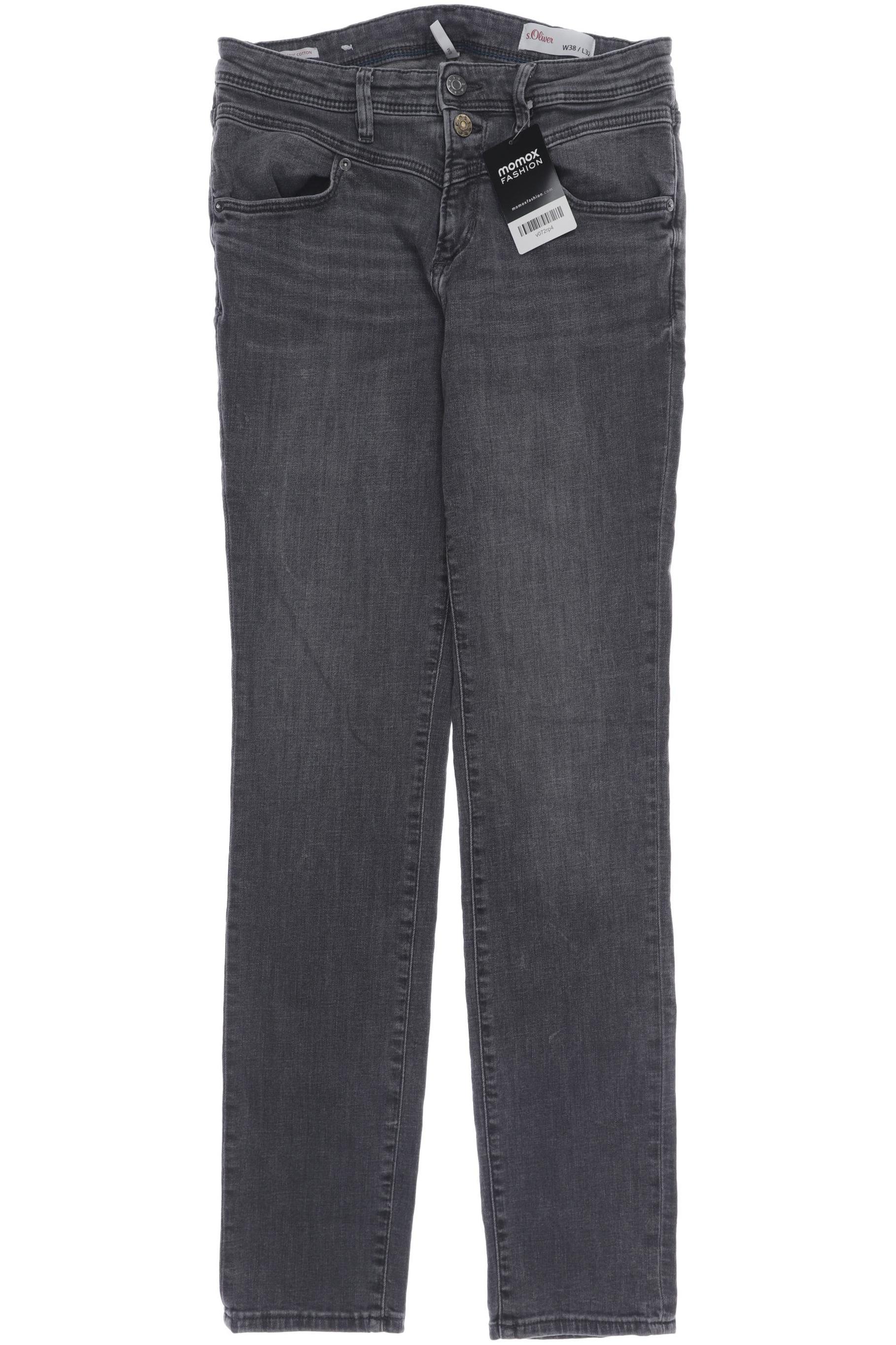 

s.Oliver Damen Jeans, grau