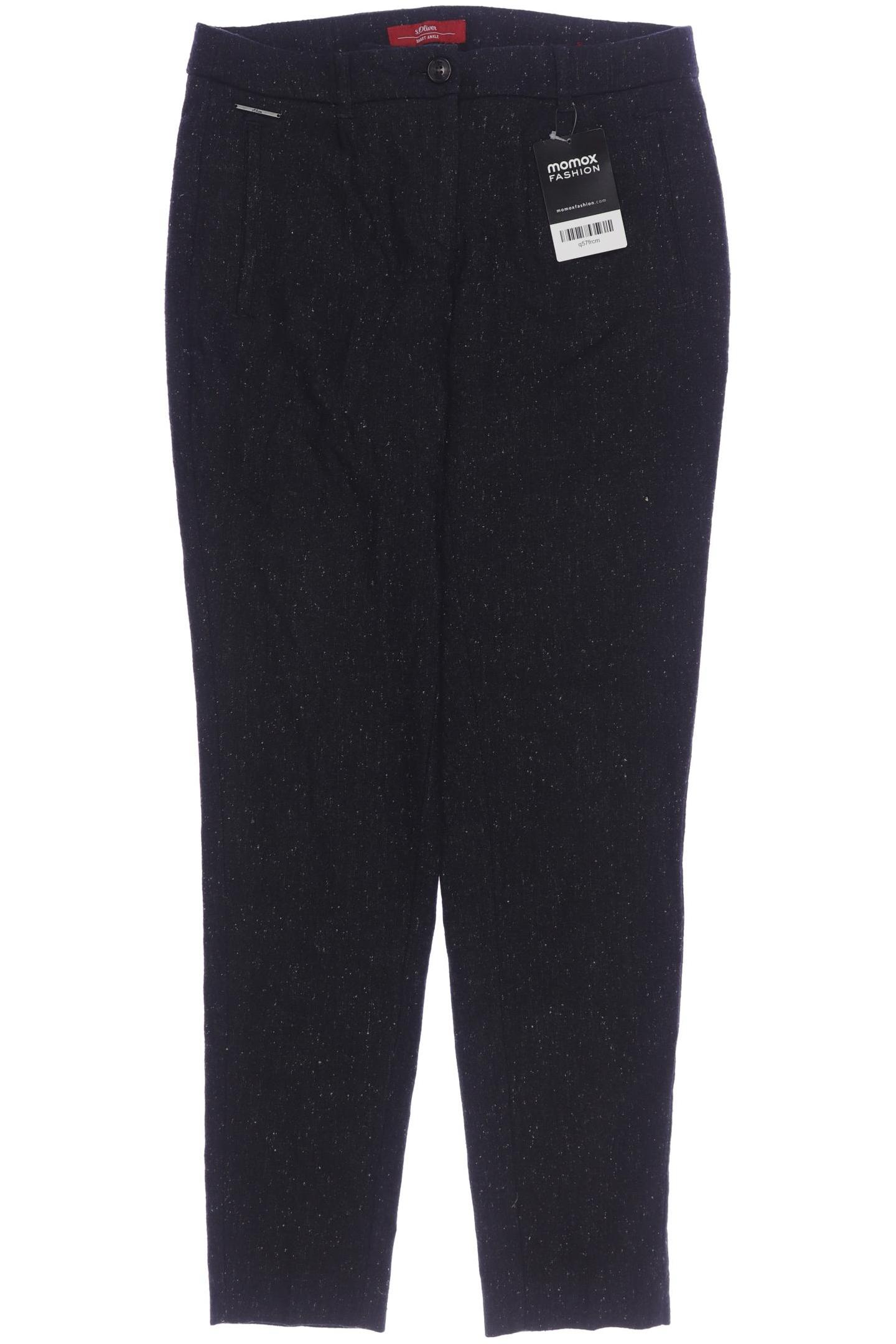 

s.Oliver Damen Stoffhose, schwarz, Gr. 32