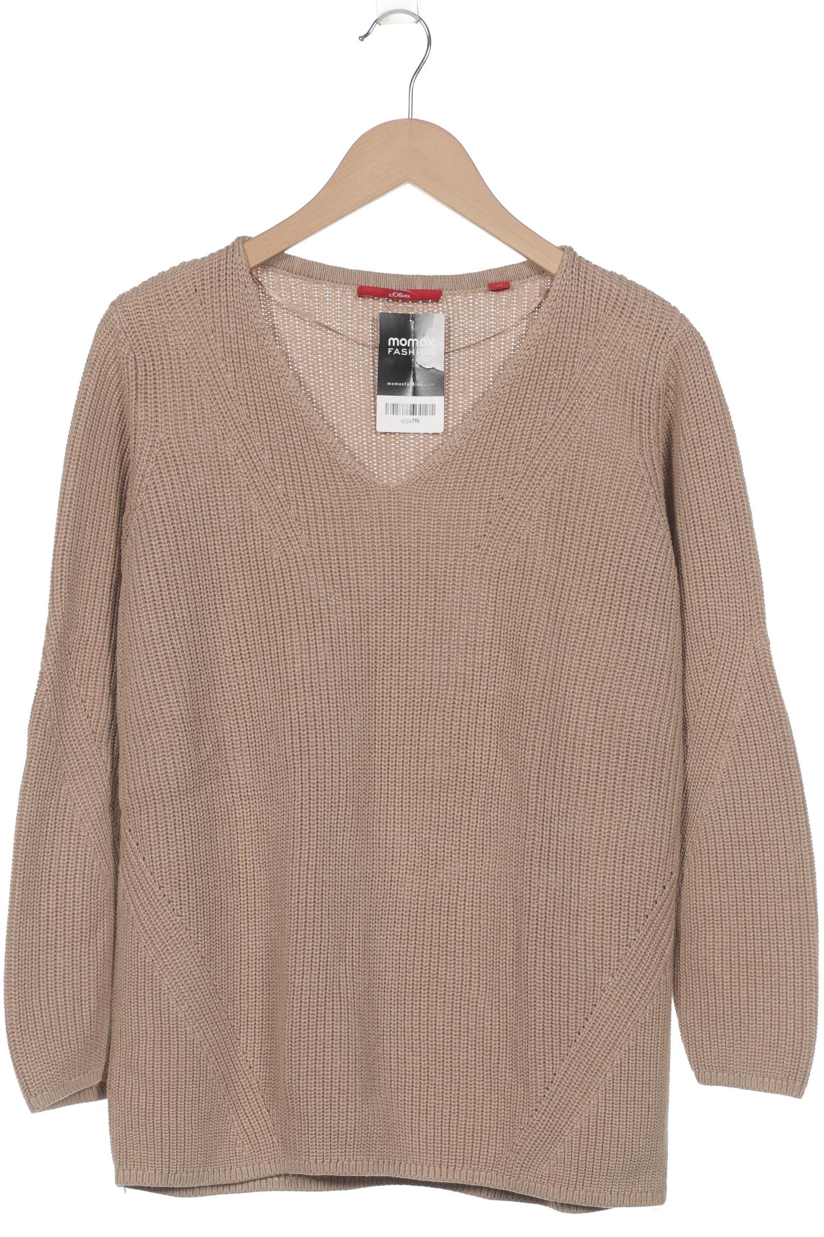 

s.Oliver Damen Pullover, beige, Gr. 42