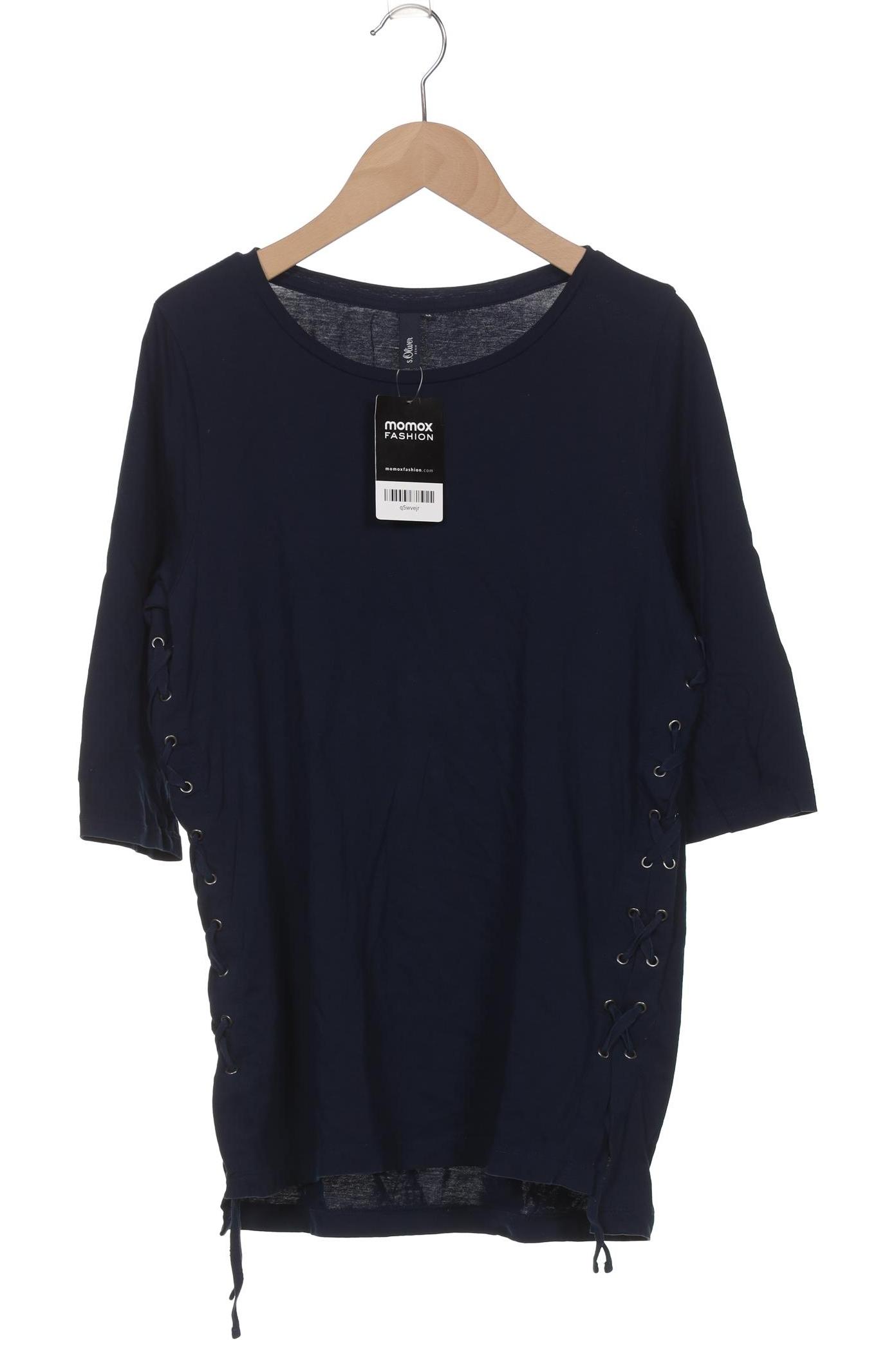 

s.Oliver Damen Langarmshirt, marineblau, Gr. 38
