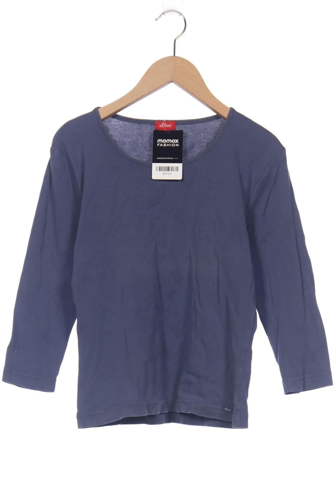 

s.Oliver Damen Langarmshirt, blau, Gr. 38