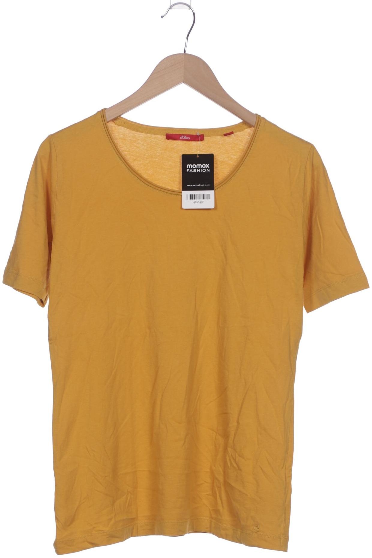 

s.Oliver Damen T-Shirt, gelb, Gr. 42