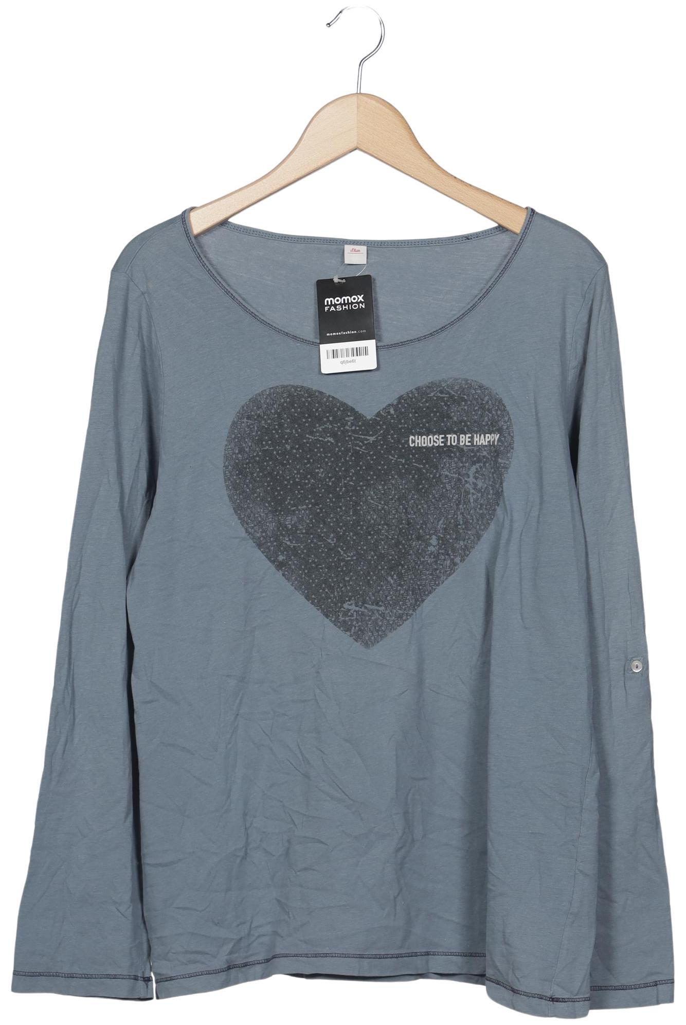 

s.Oliver Damen Langarmshirt, hellblau, Gr. 44