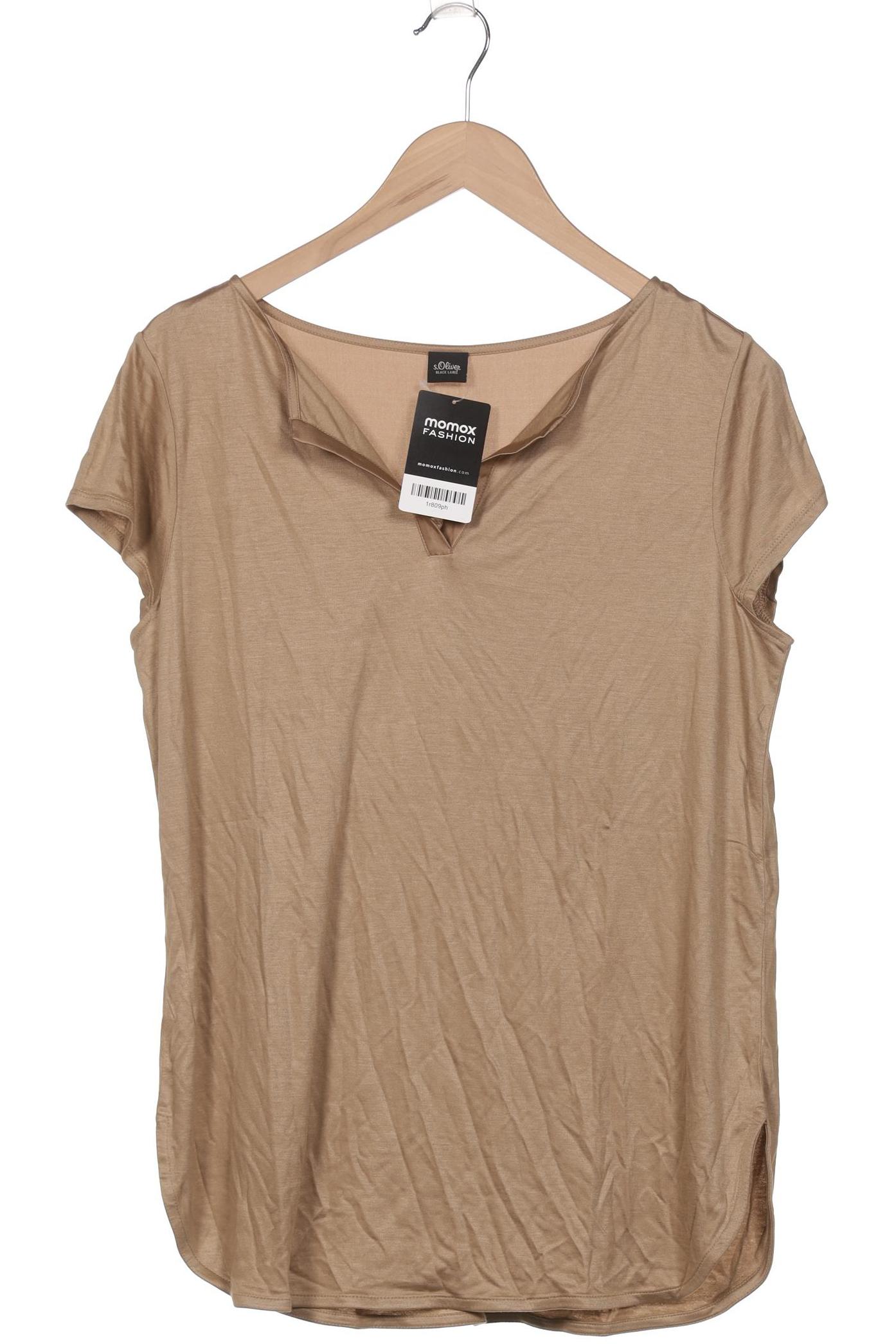 

s.Oliver Damen T-Shirt, braun, Gr. 42