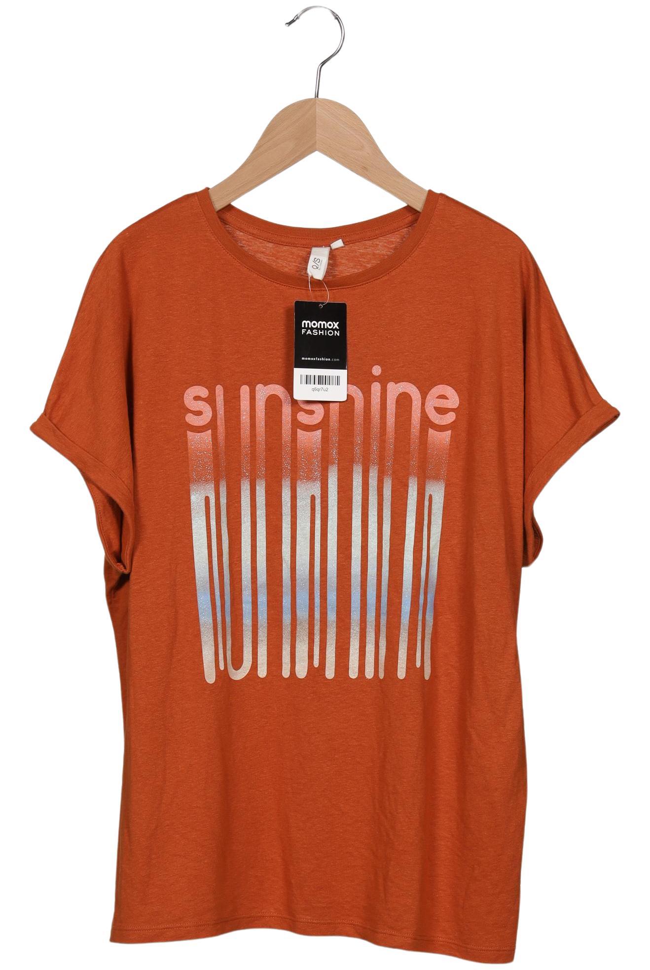 

s.Oliver Damen T-Shirt, orange, Gr. 36