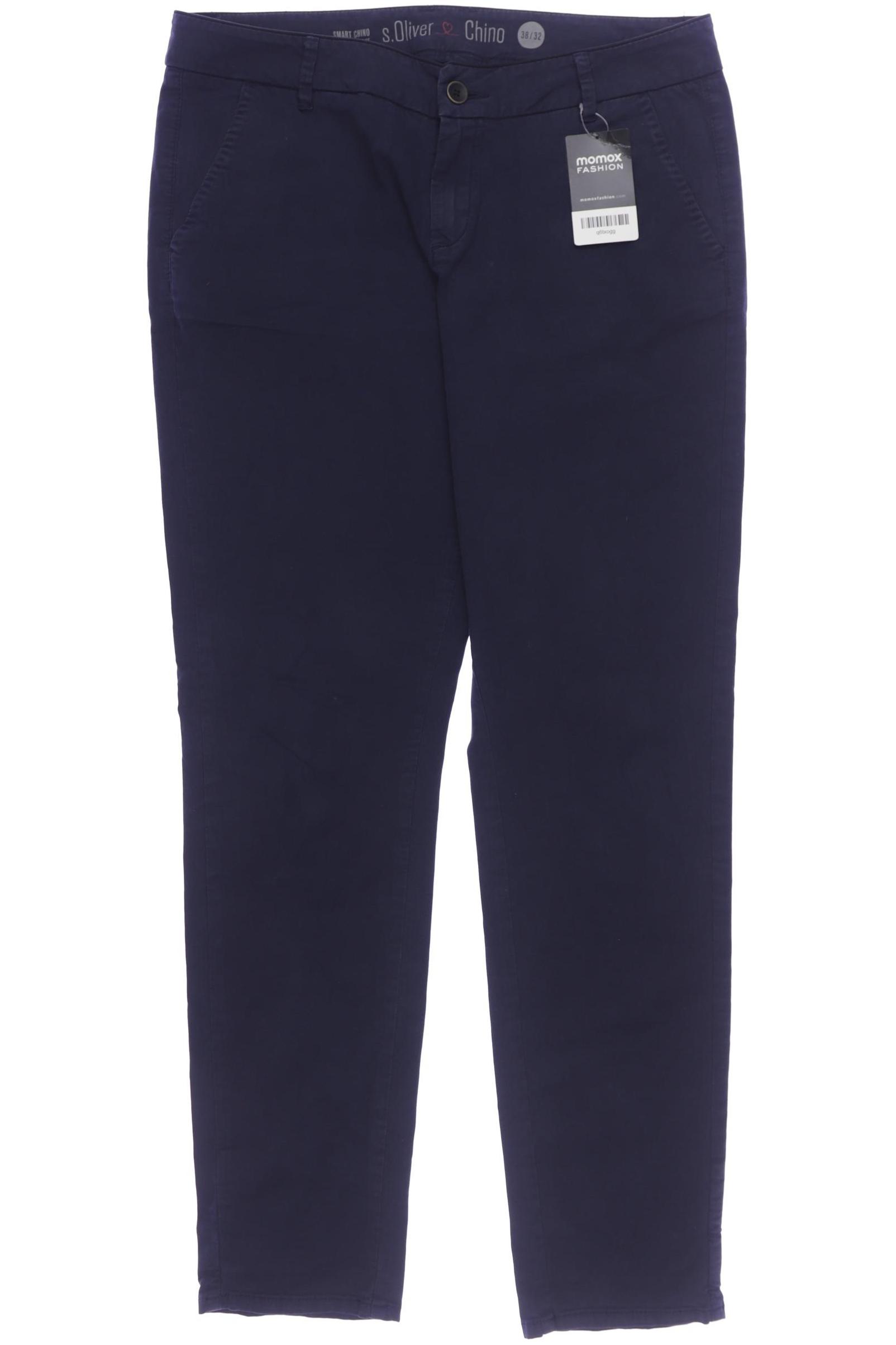 

s.Oliver Damen Stoffhose, marineblau, Gr. 38