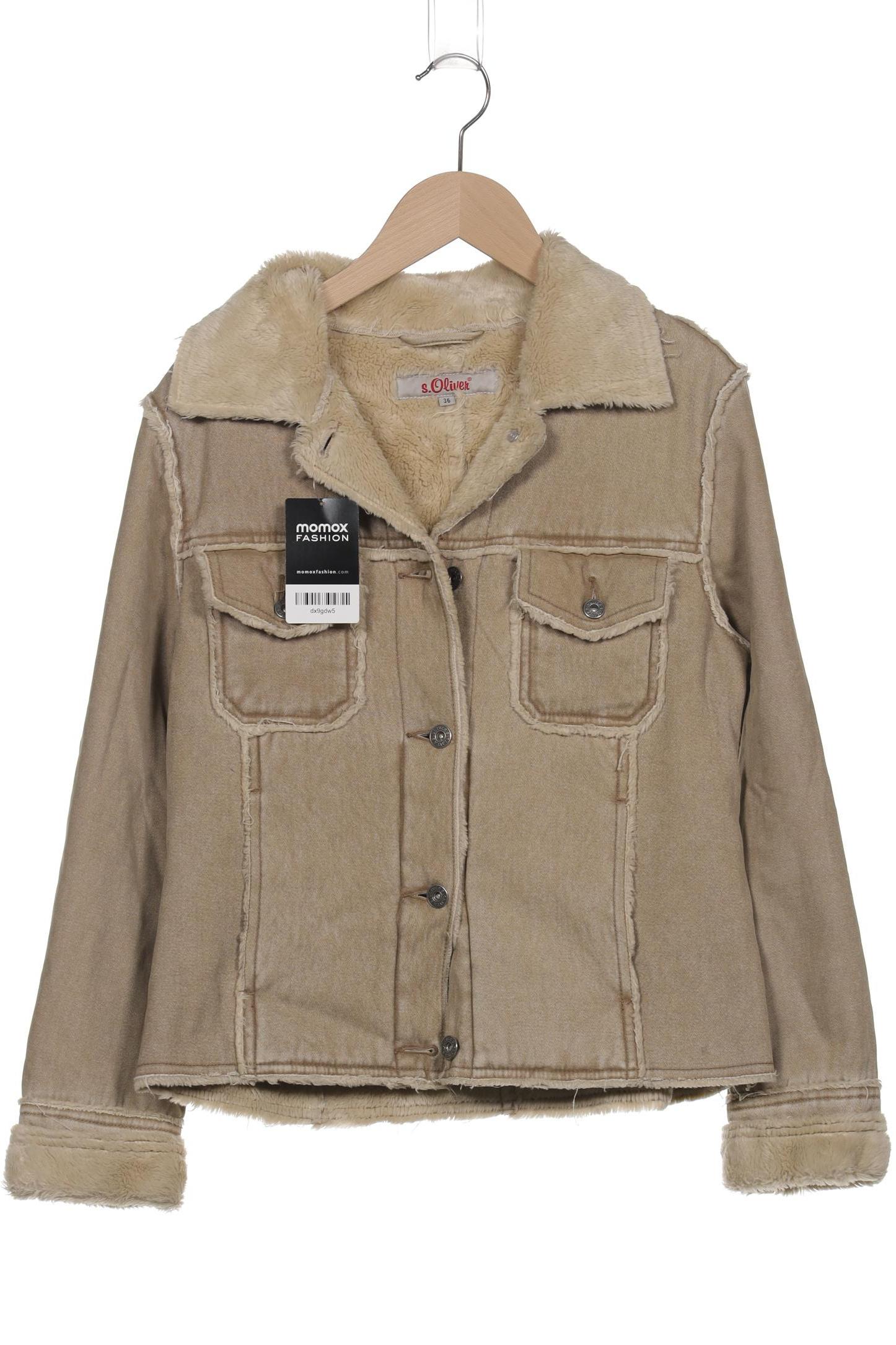 

s.Oliver Damen Jacke, beige, Gr. 36