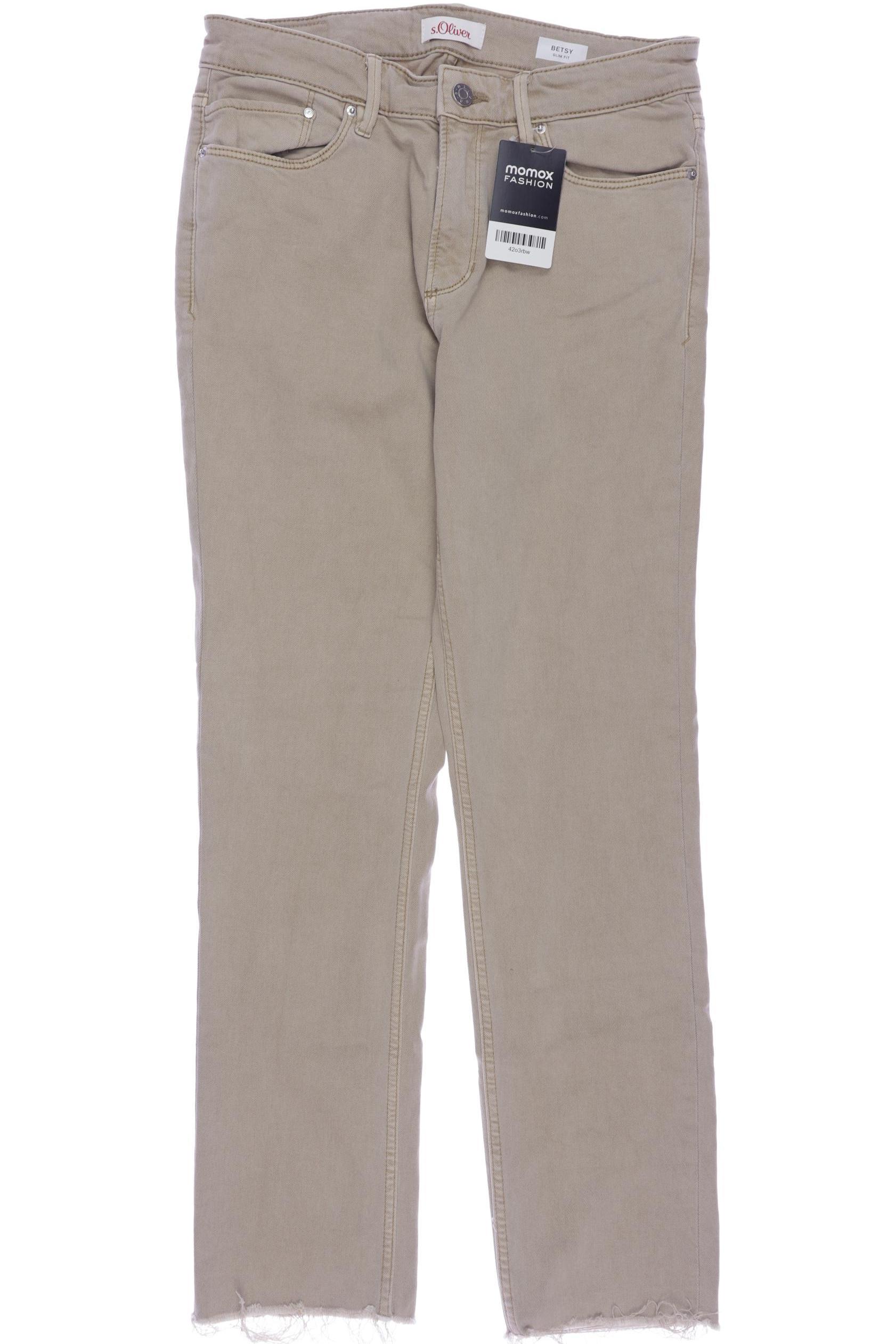 

s.Oliver Damen Jeans, beige, Gr. 38