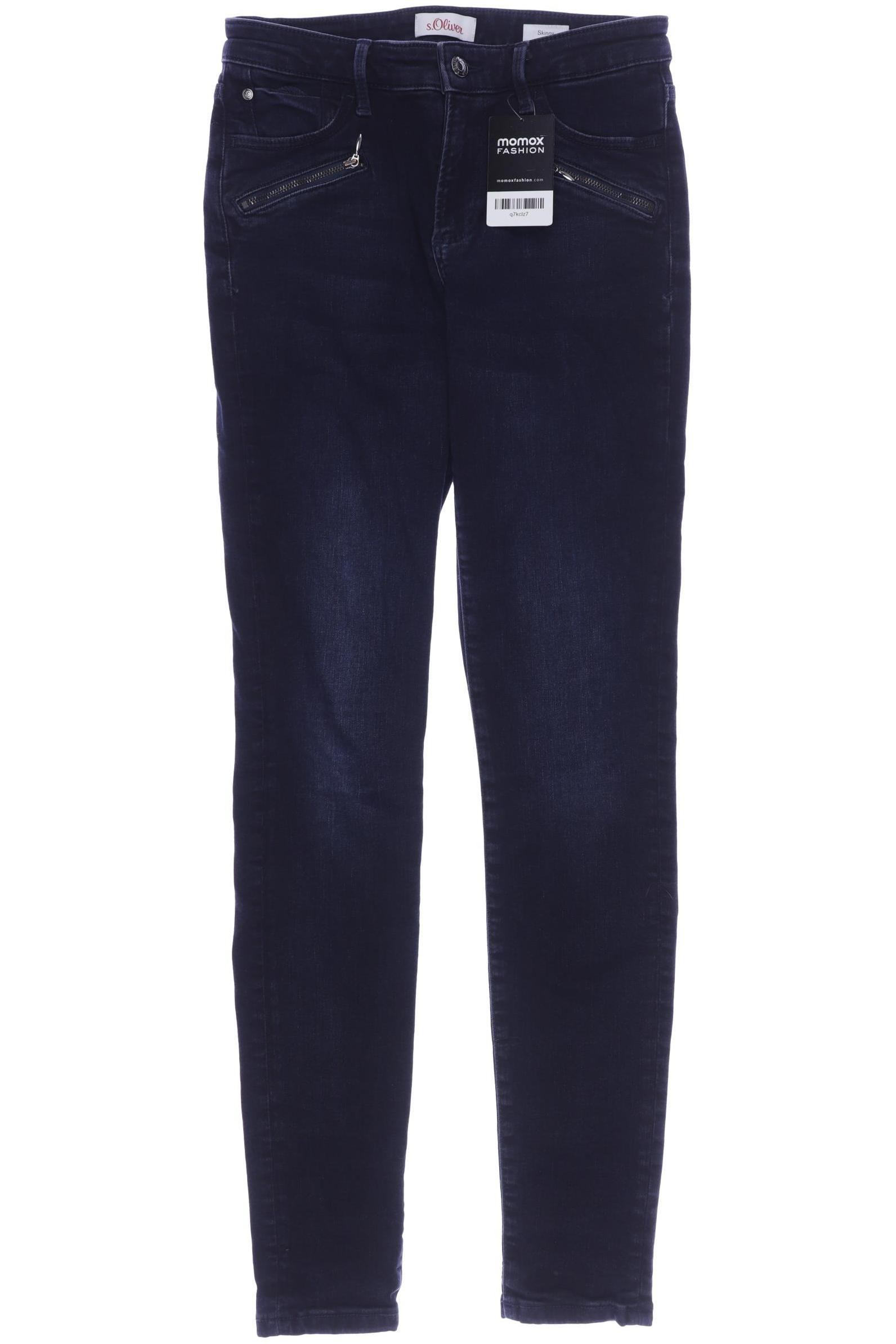 

s.Oliver Damen Jeans, marineblau