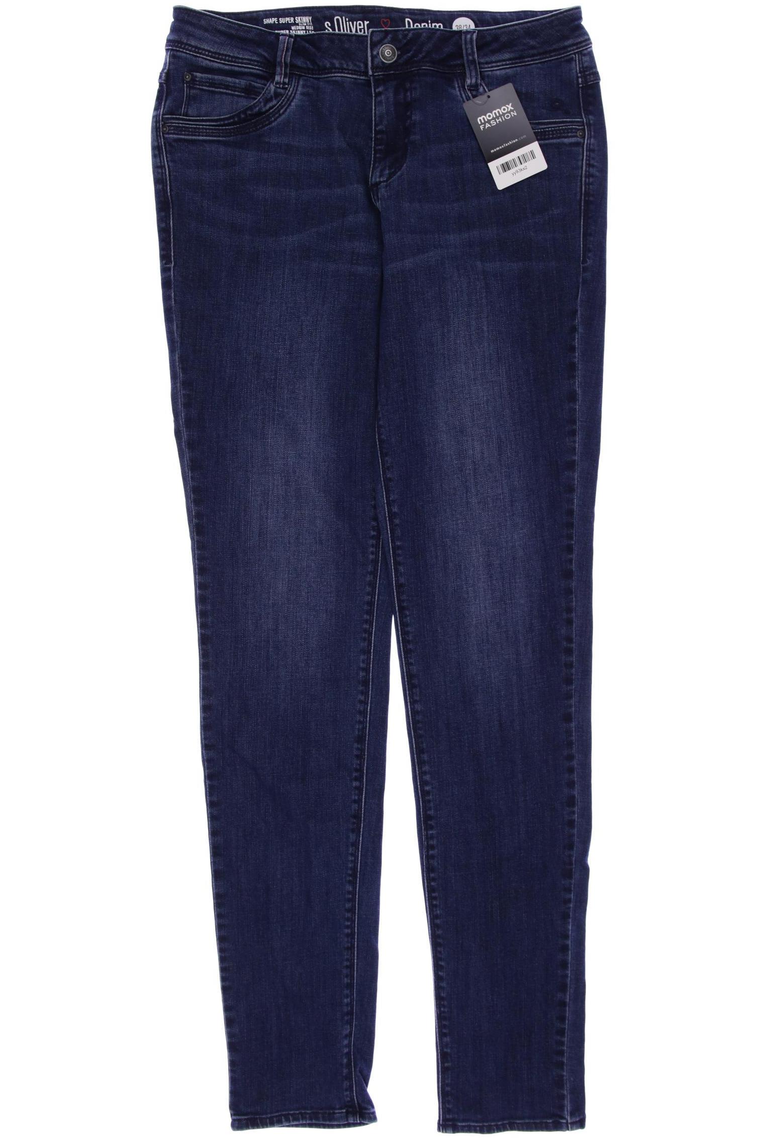 

s.Oliver Damen Jeans, blau