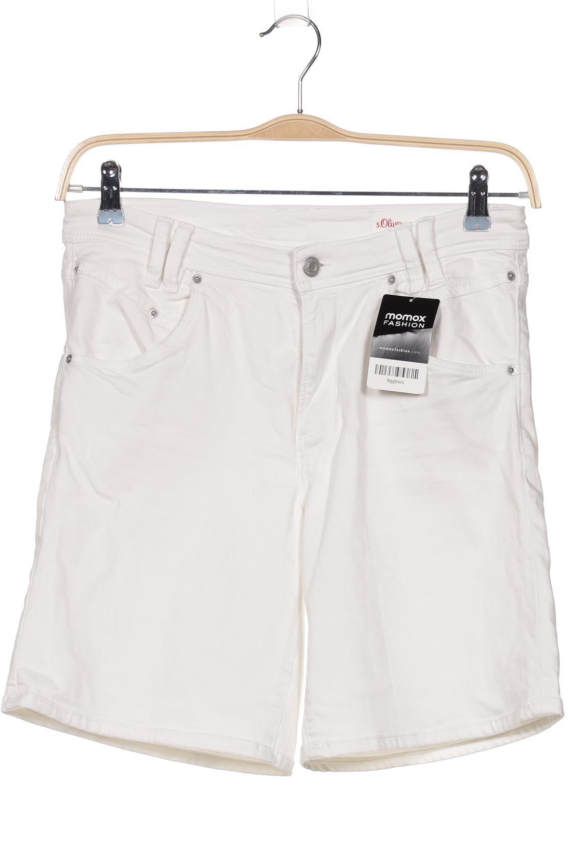 

s.Oliver Damen Shorts, weiß, Gr. 38