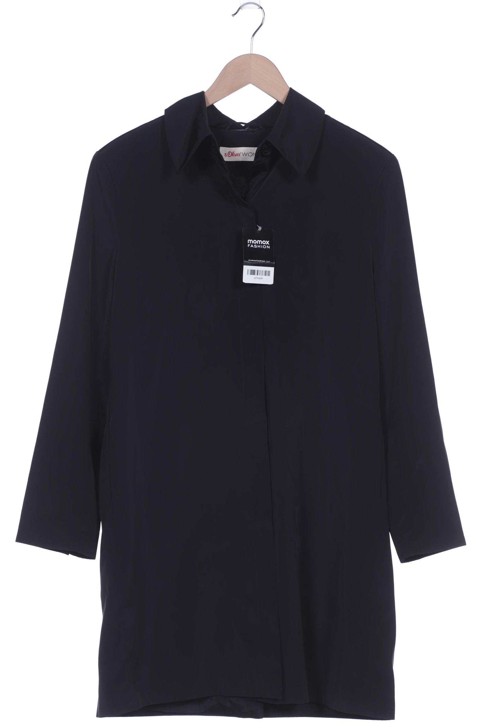 

s.Oliver Damen Mantel, schwarz