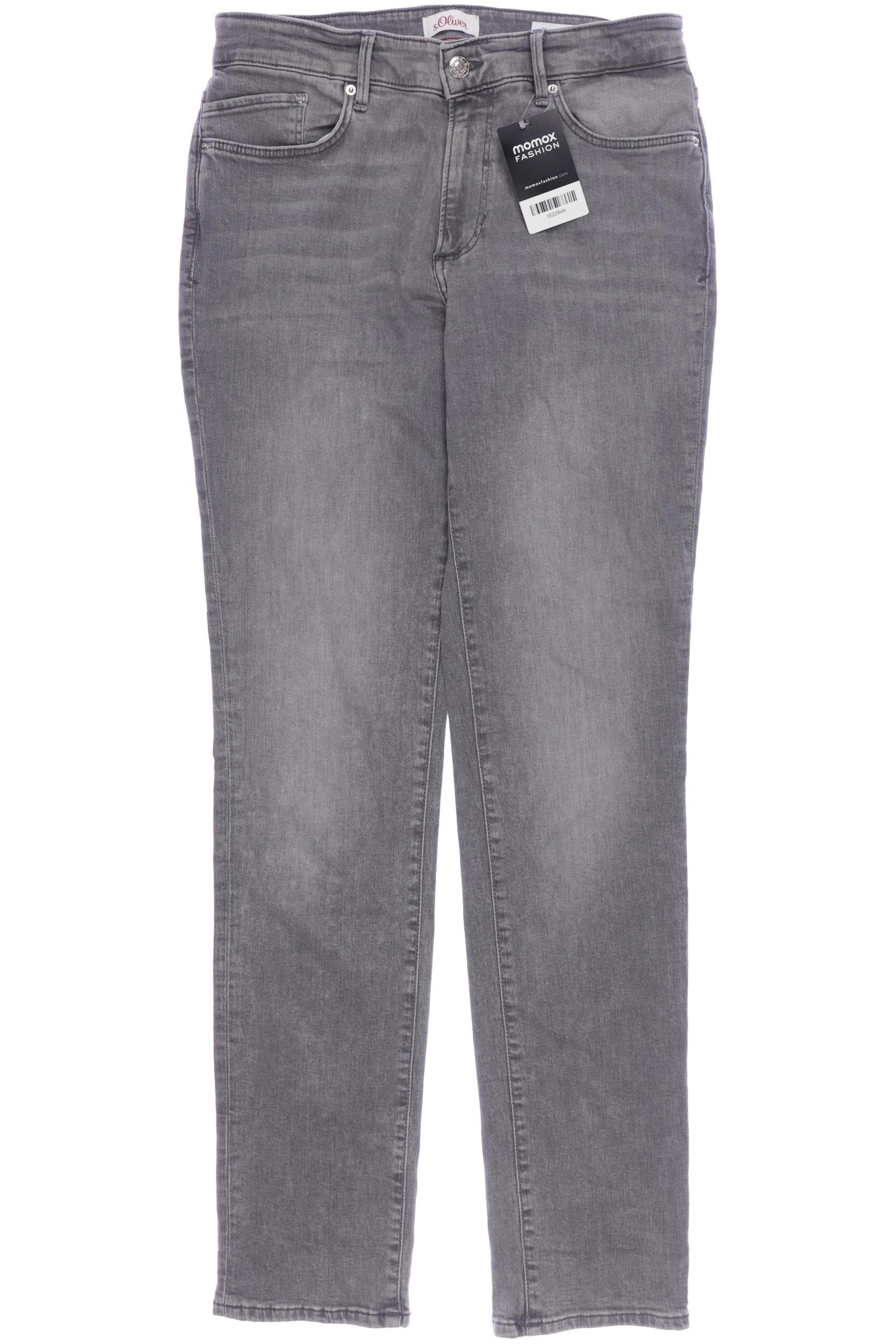 

s.Oliver Damen Jeans, grau, Gr. 38
