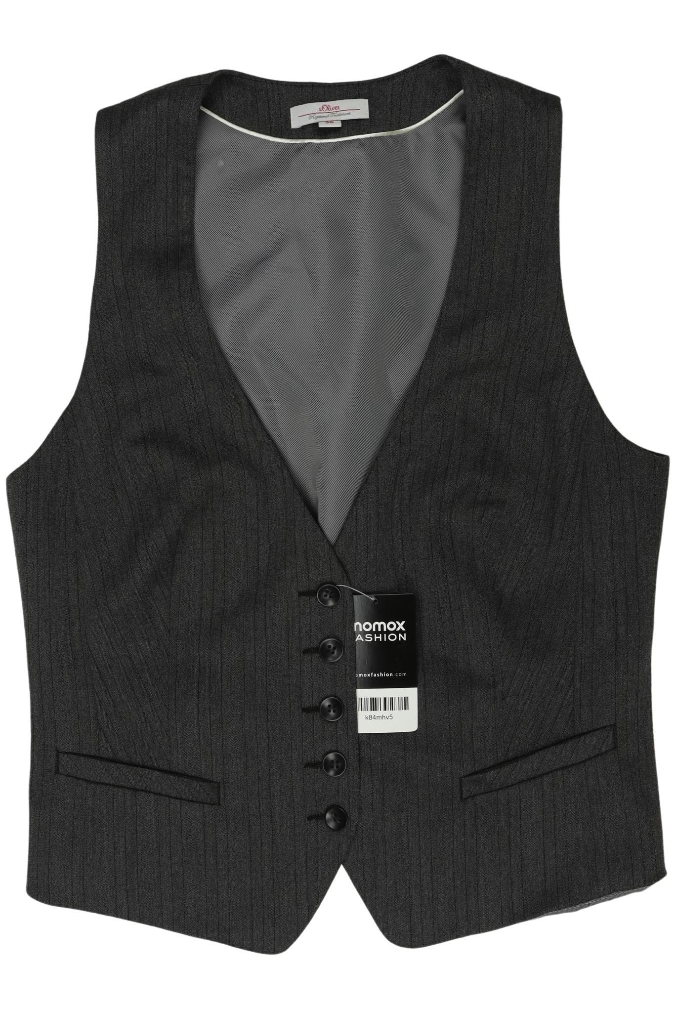 

s.Oliver Damen Weste, grau, Gr. 38