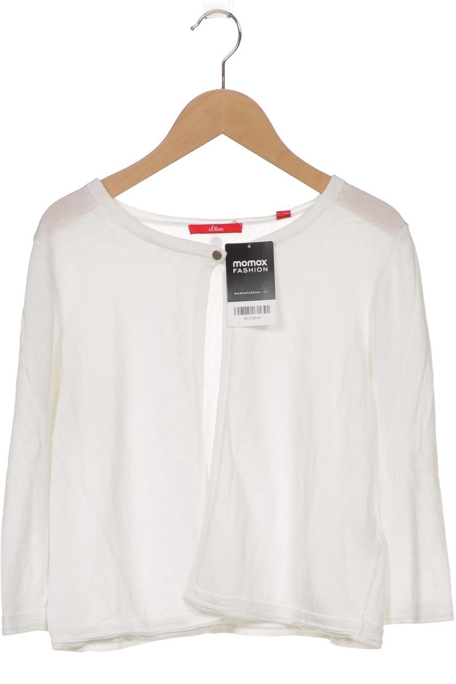 

s.Oliver Damen Strickjacke, weiß