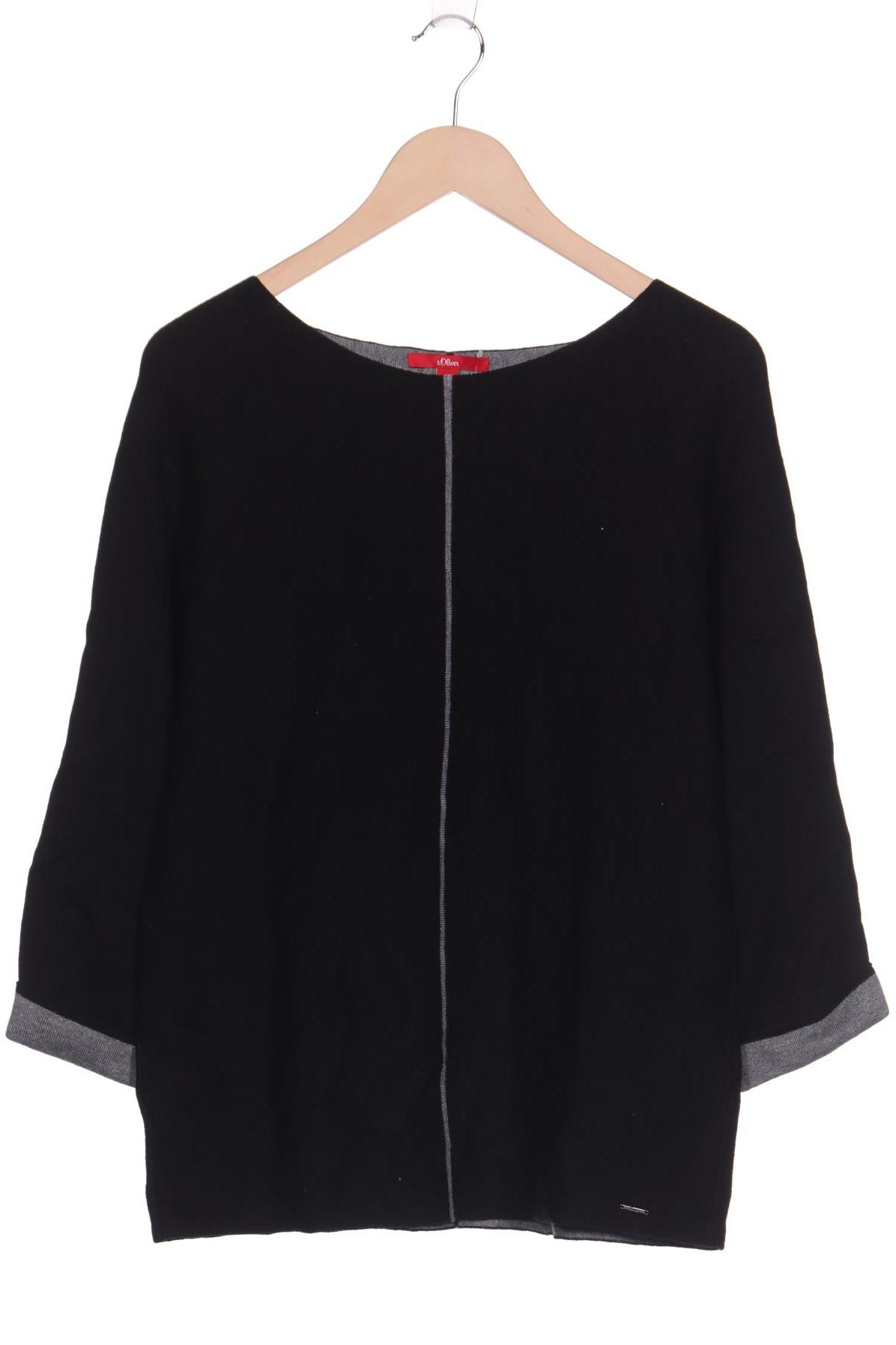 

s.Oliver Damen Pullover, schwarz