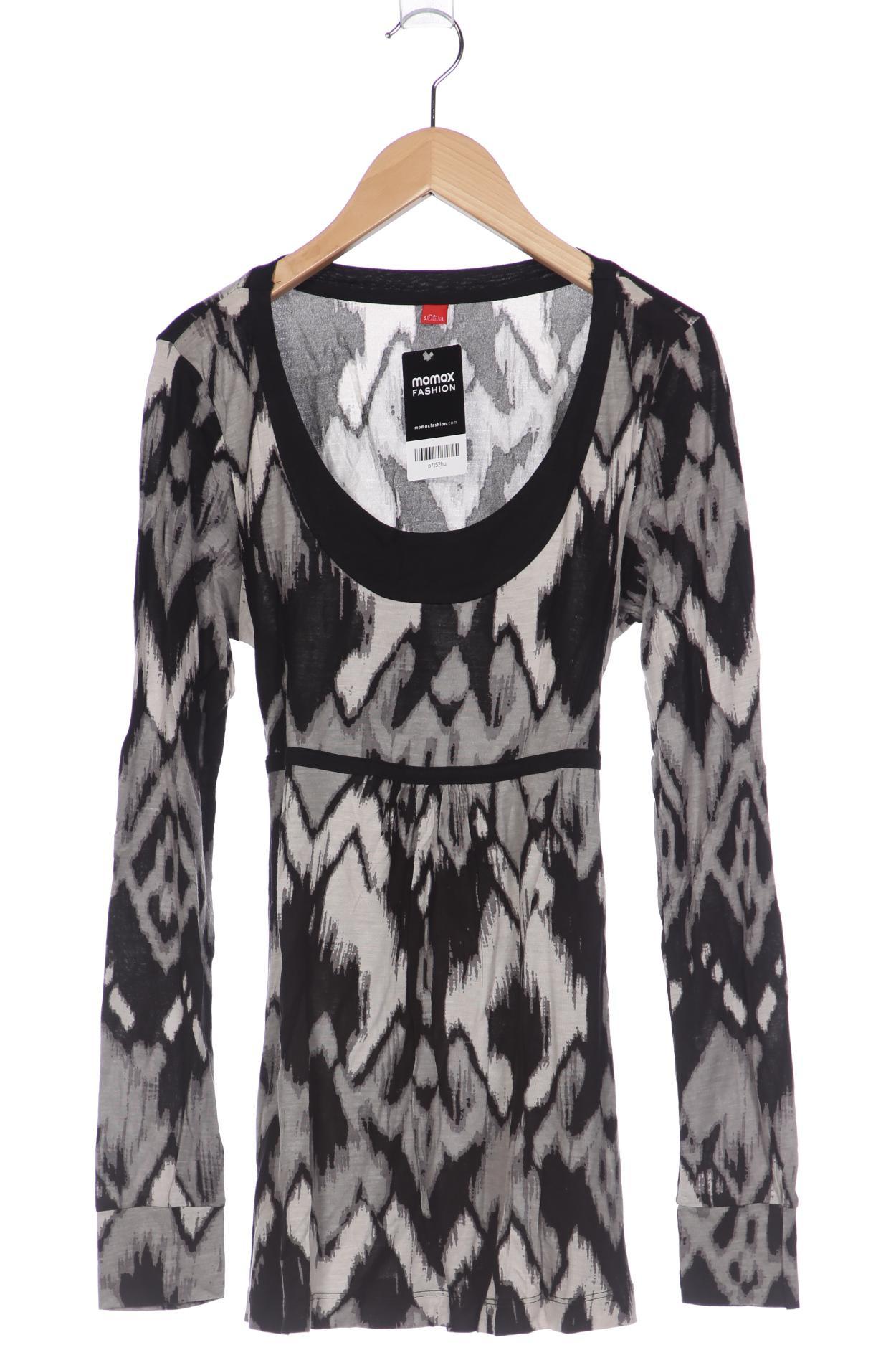 

s.Oliver Damen Langarmshirt, schwarz, Gr. 36