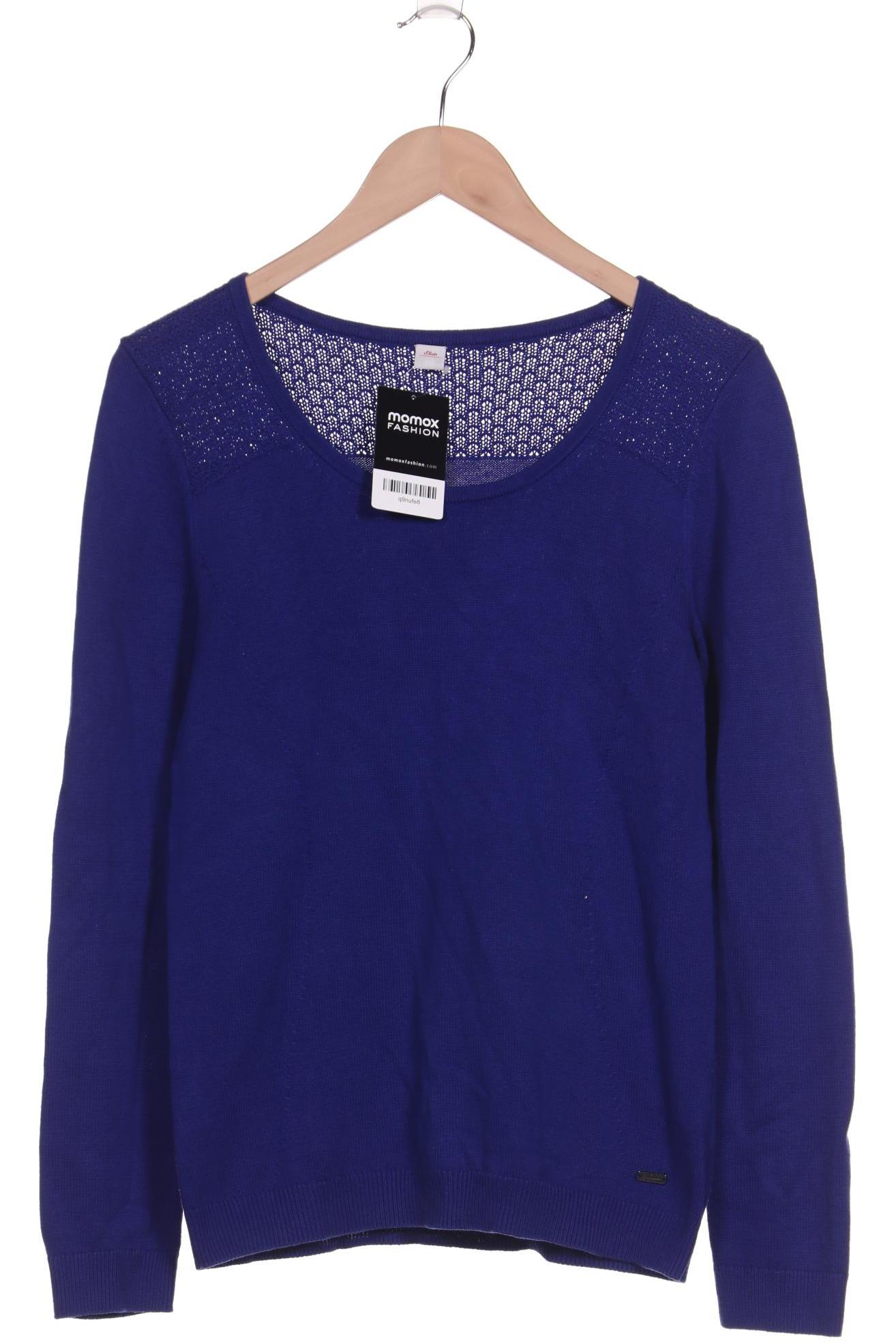 

s.Oliver Damen Pullover, blau, Gr. 40