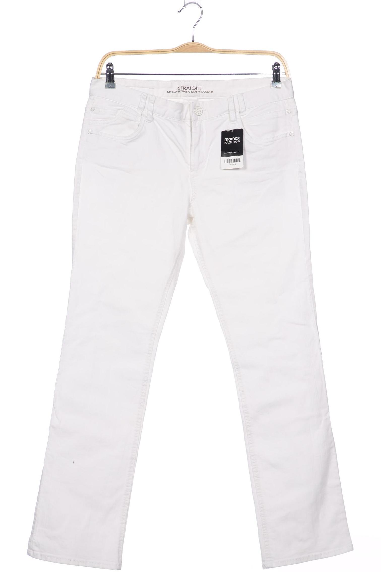 

s.Oliver Damen Jeans, weiß, Gr. 42