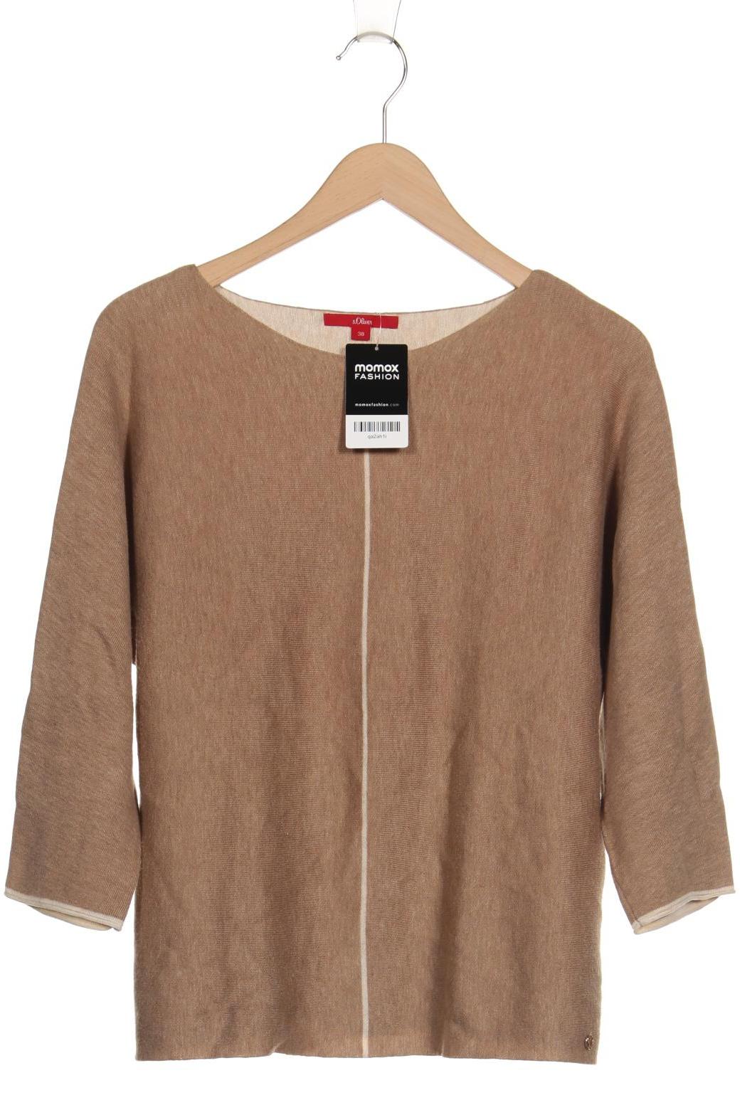 

s.Oliver Damen Pullover, beige, Gr. 38
