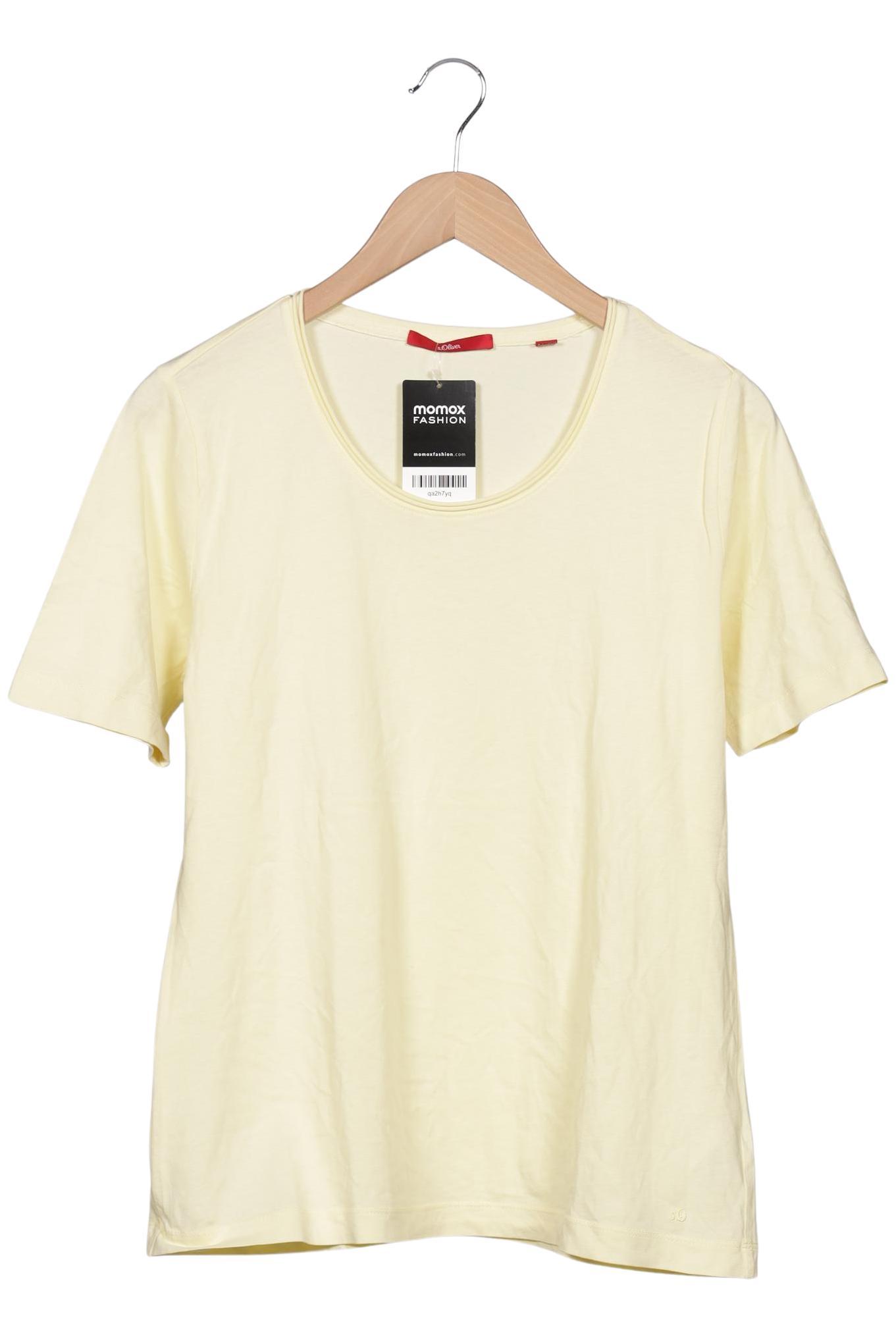 

s.Oliver Damen T-Shirt, gelb, Gr. 42