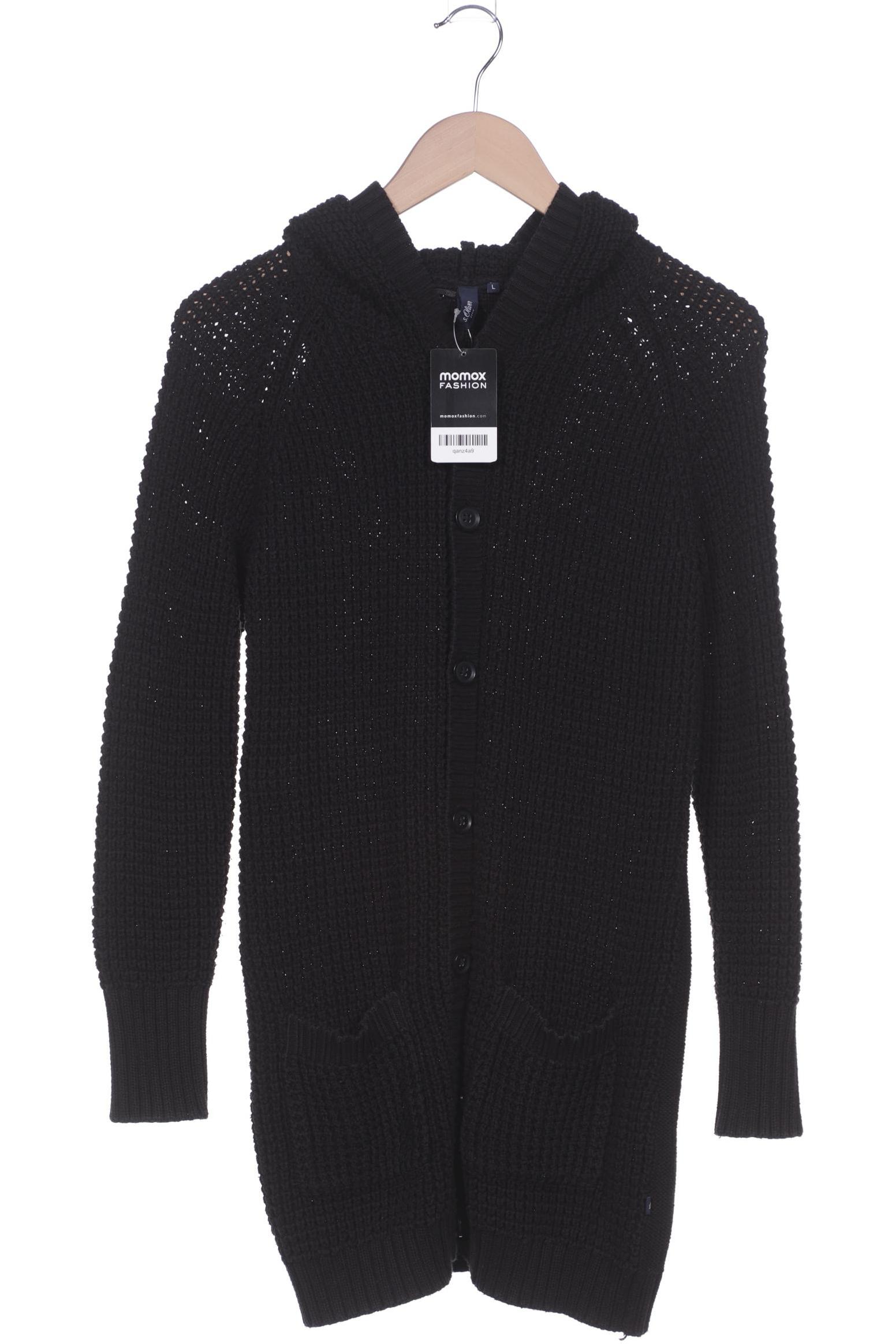 

s.Oliver Damen Strickjacke, schwarz