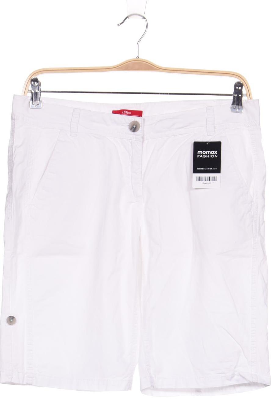 

s.Oliver Damen Shorts, weiß, Gr. 34