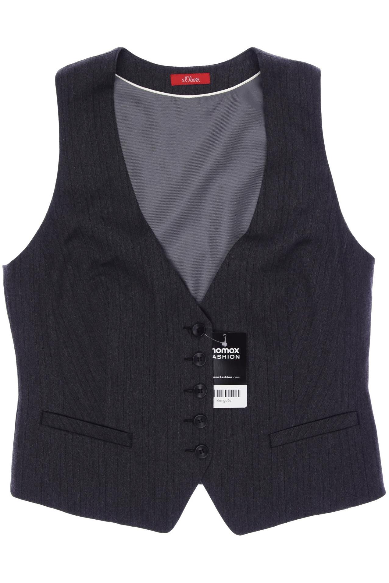 

s.Oliver Damen Weste, grau, Gr. 38