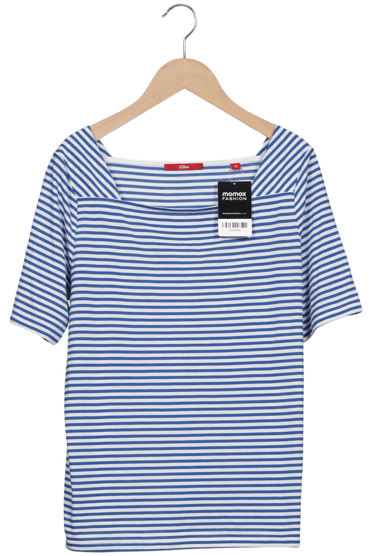 

s.Oliver Damen T-Shirt, blau, Gr. 38