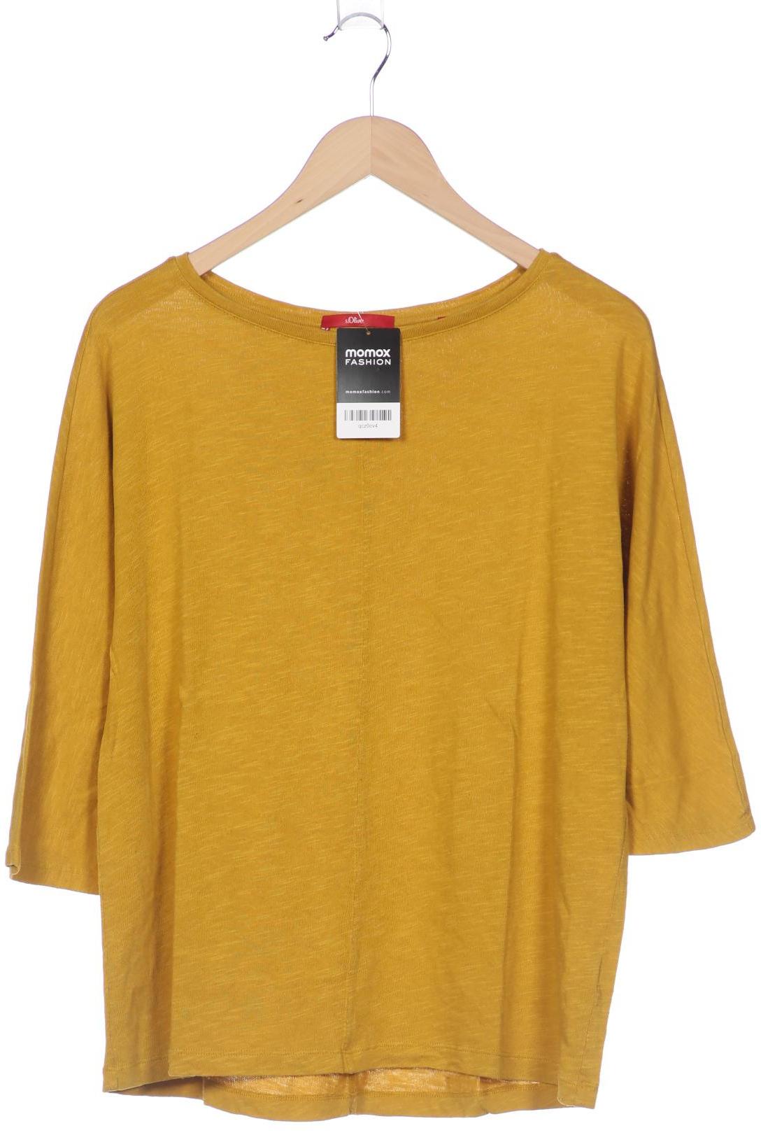 

s.Oliver Damen Langarmshirt, gelb