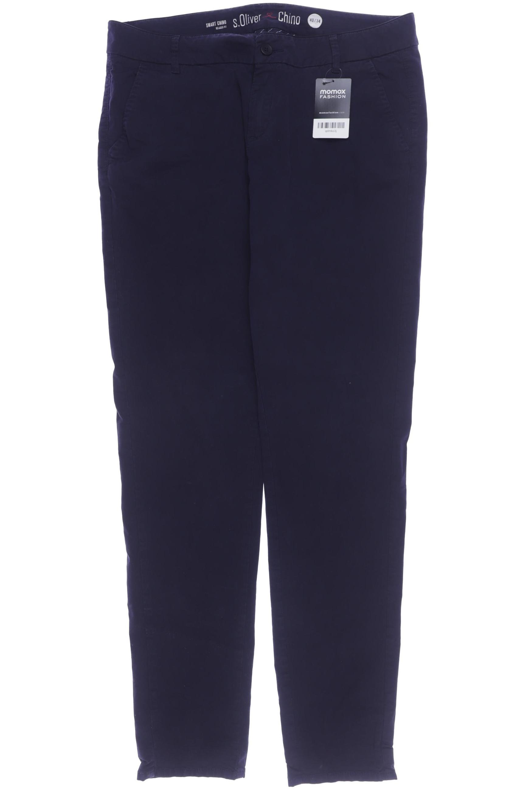 

s.Oliver Damen Stoffhose, marineblau, Gr. 40