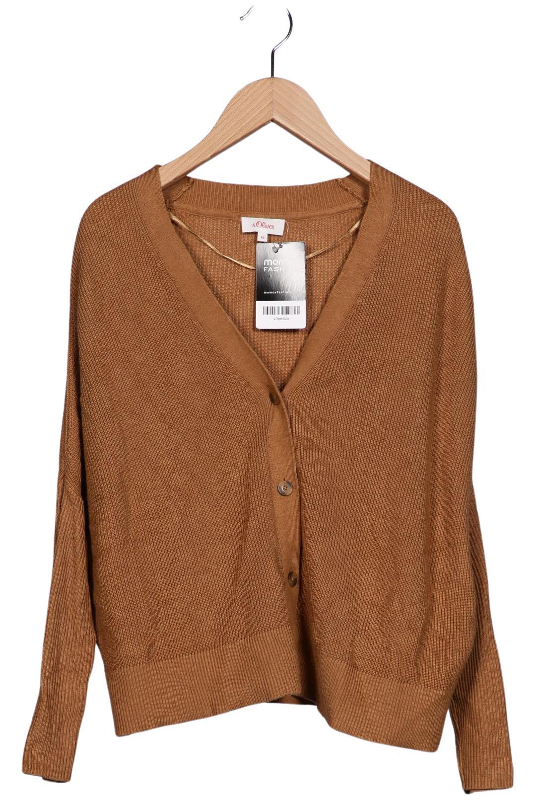 

s.Oliver Damen Strickjacke, braun, Gr. 34