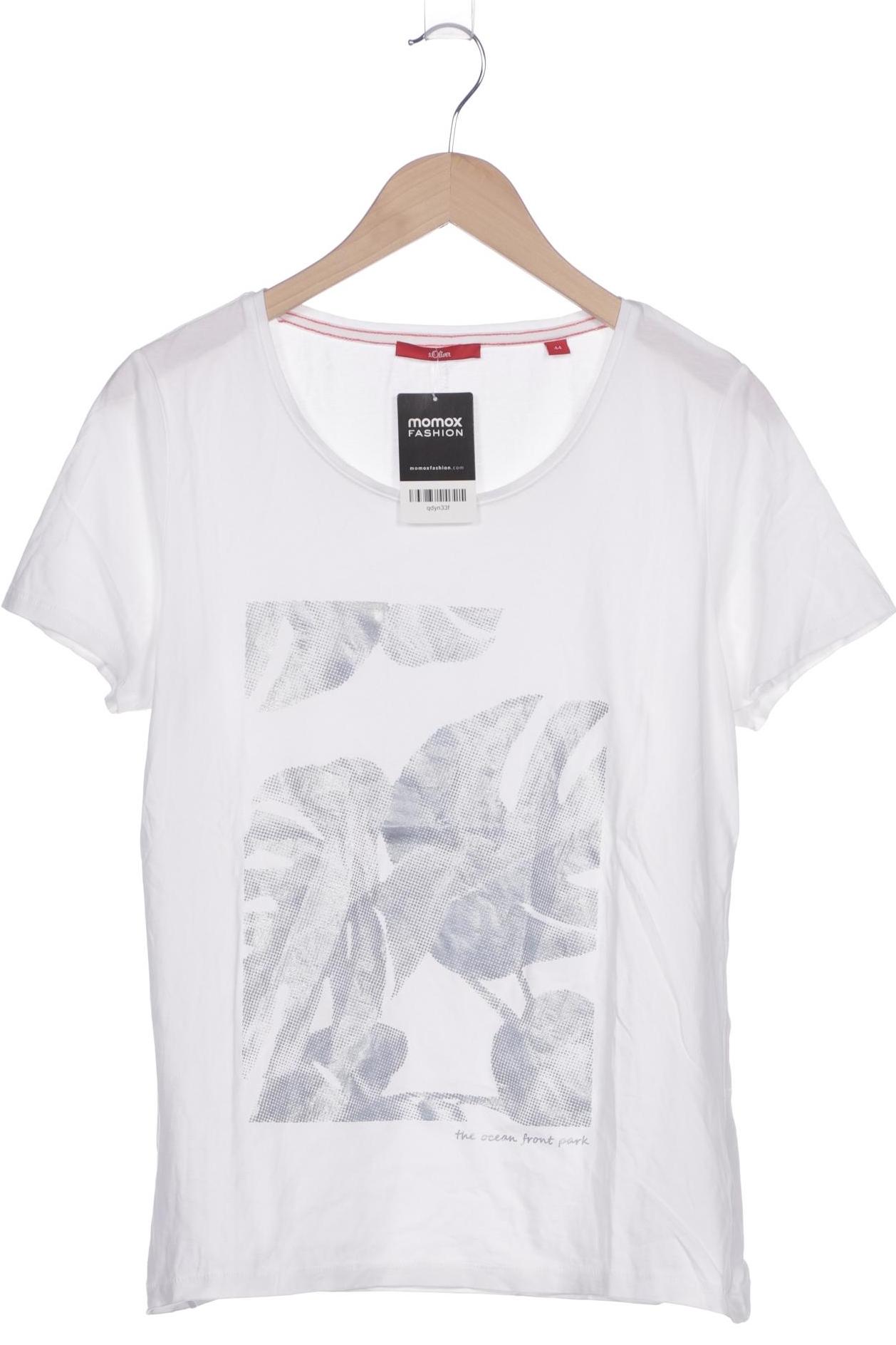 

s.Oliver Damen T-Shirt, weiß, Gr. 44