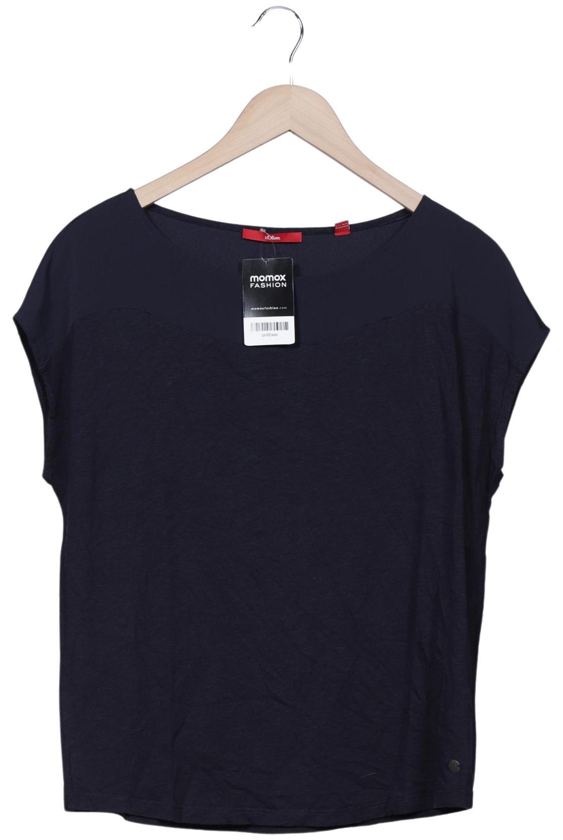 

s.Oliver Damen T-Shirt, marineblau, Gr. 40